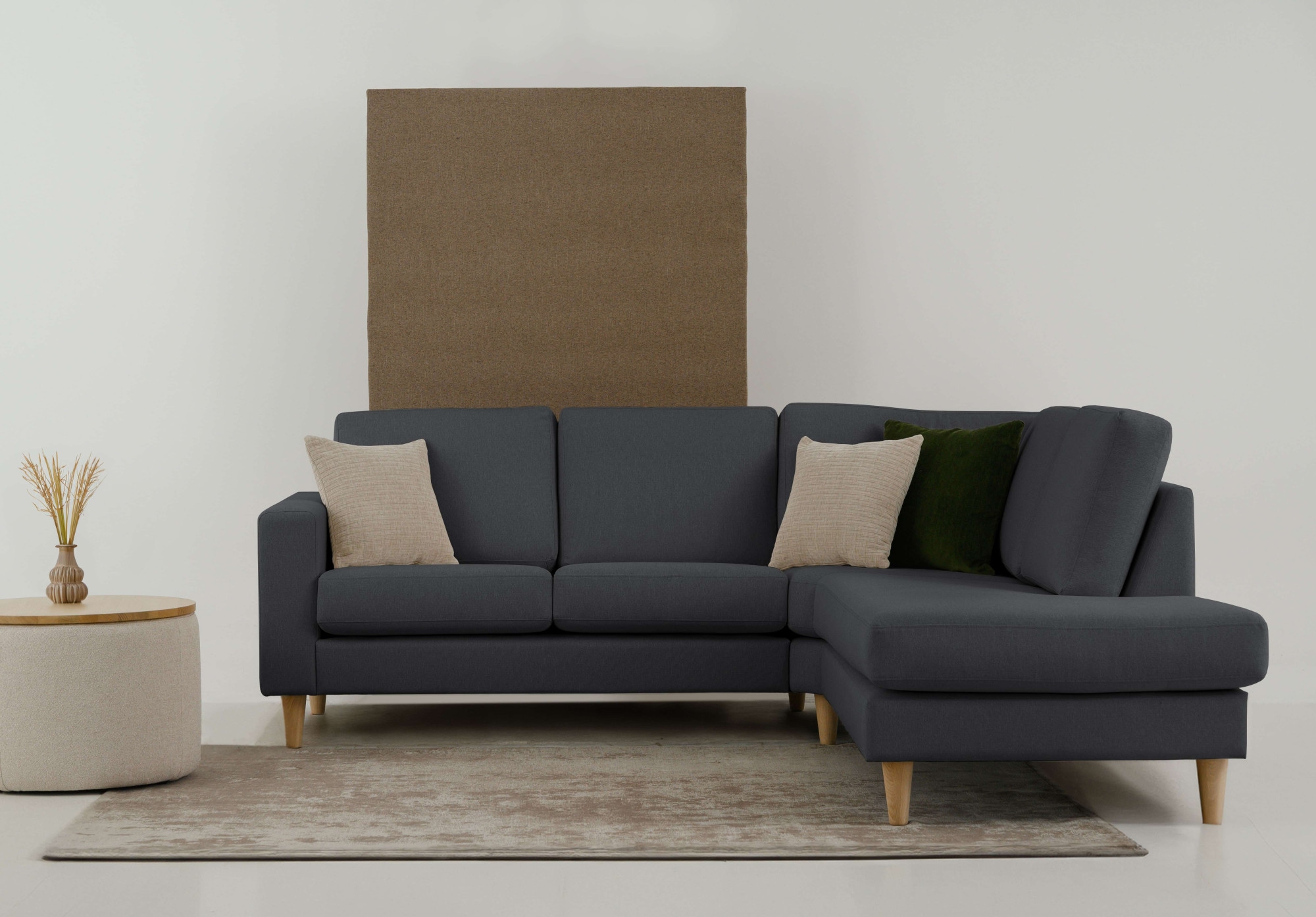OTTO home Ecksofa "Tvinno" im skandinavischen Stil, L-Form, mit Massivholzf günstig online kaufen