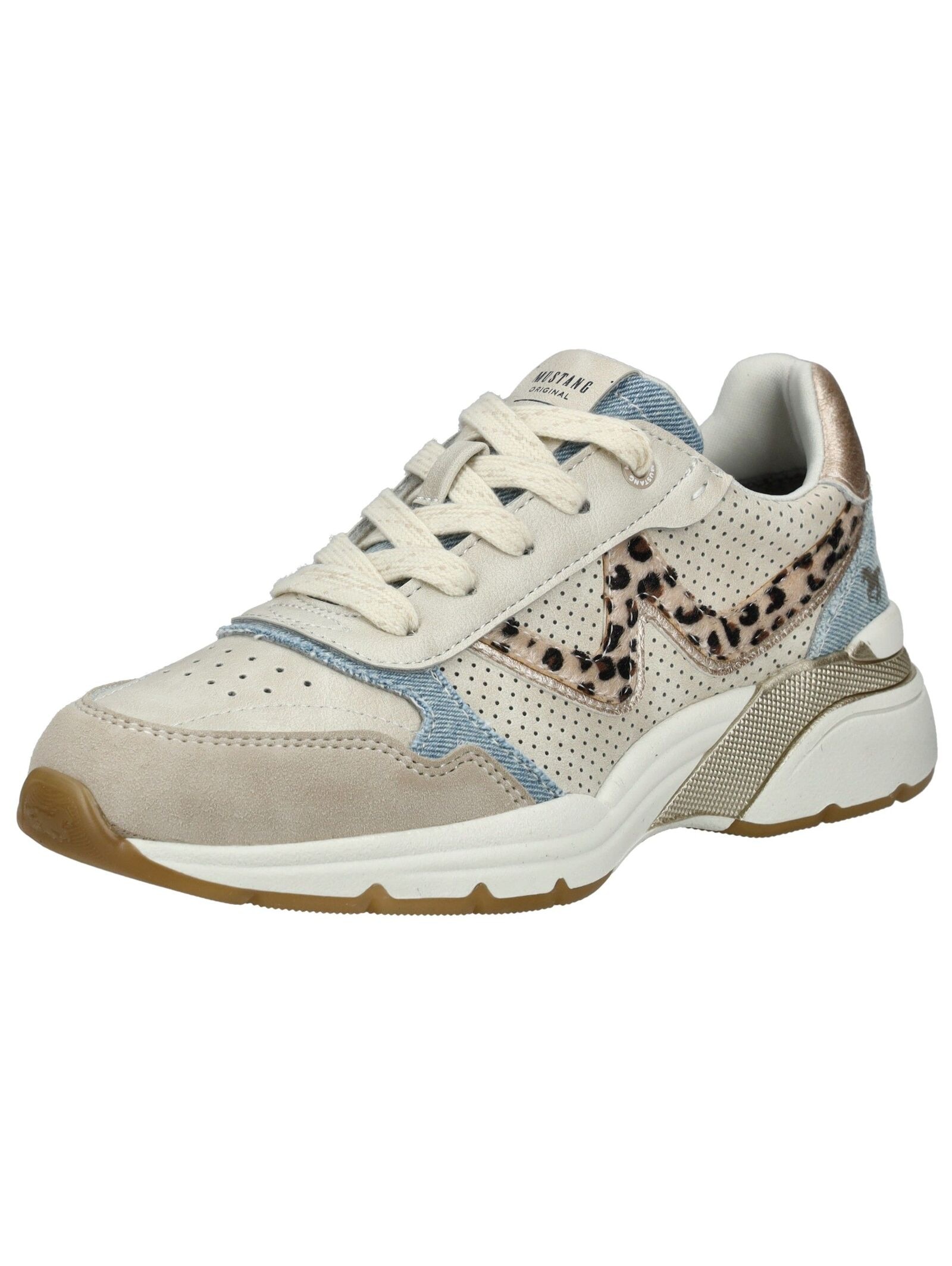 Mustang Shoes Sneaker "Mustang Shoes Sneaker Lederimitat/Textil" günstig online kaufen