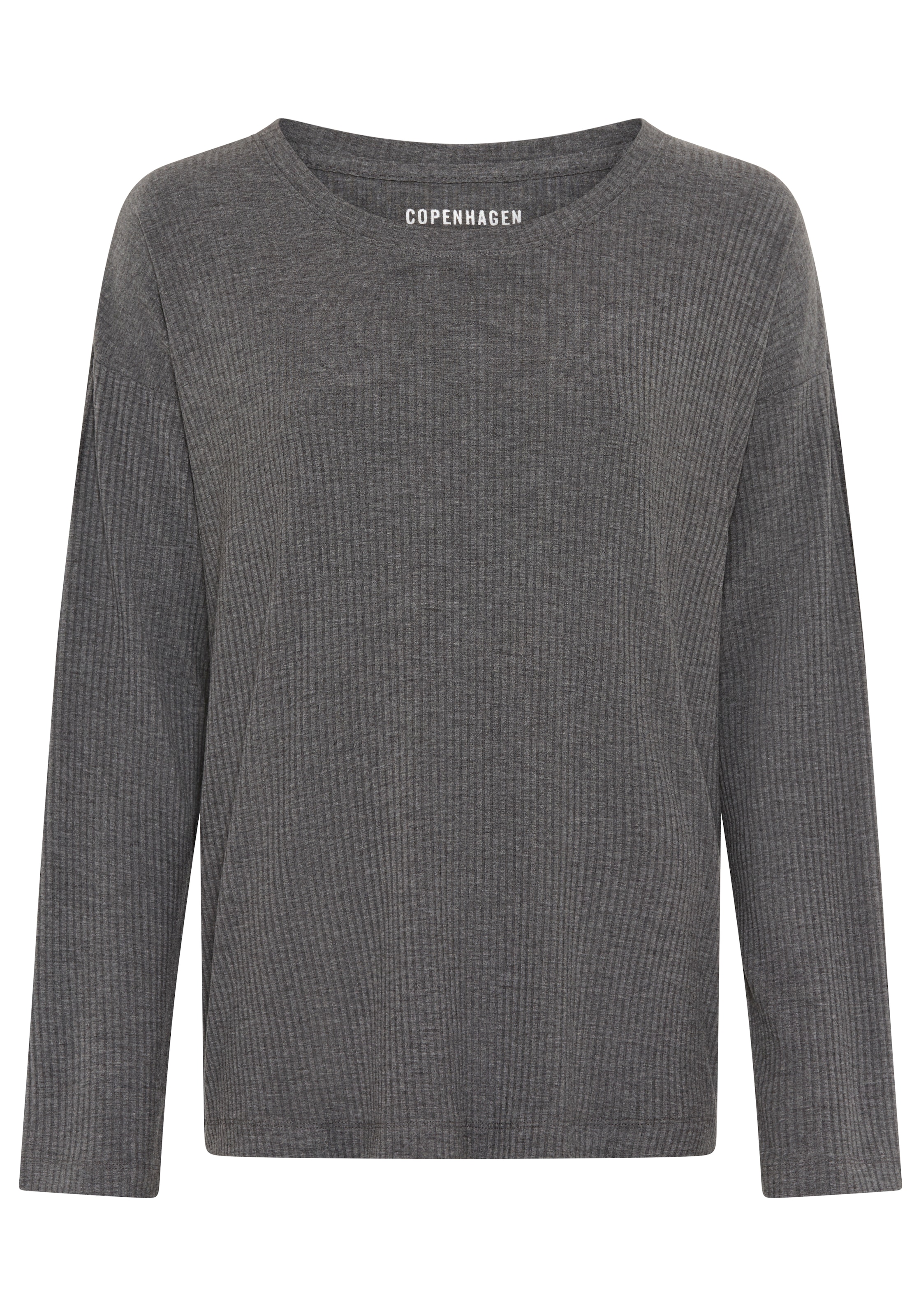 Copenhagen Studios Pyjamaoberteil aus hochwertiger Rippqualität