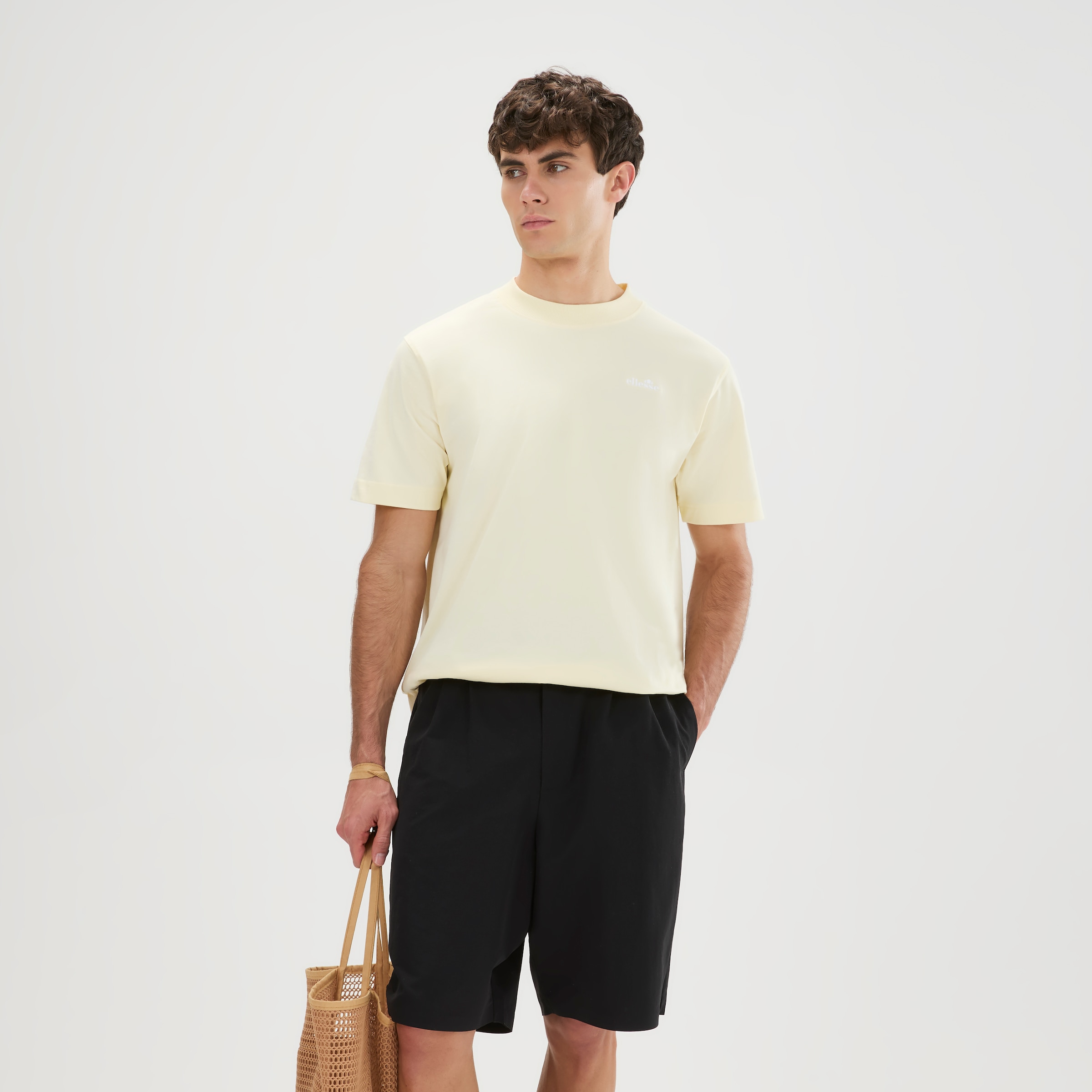 Ellesse T-Shirt "ACCIANO T-SHIRT" Kurzarm, mit Rundhalsausschnitt, ohne Verschluss, aus Baumwolle