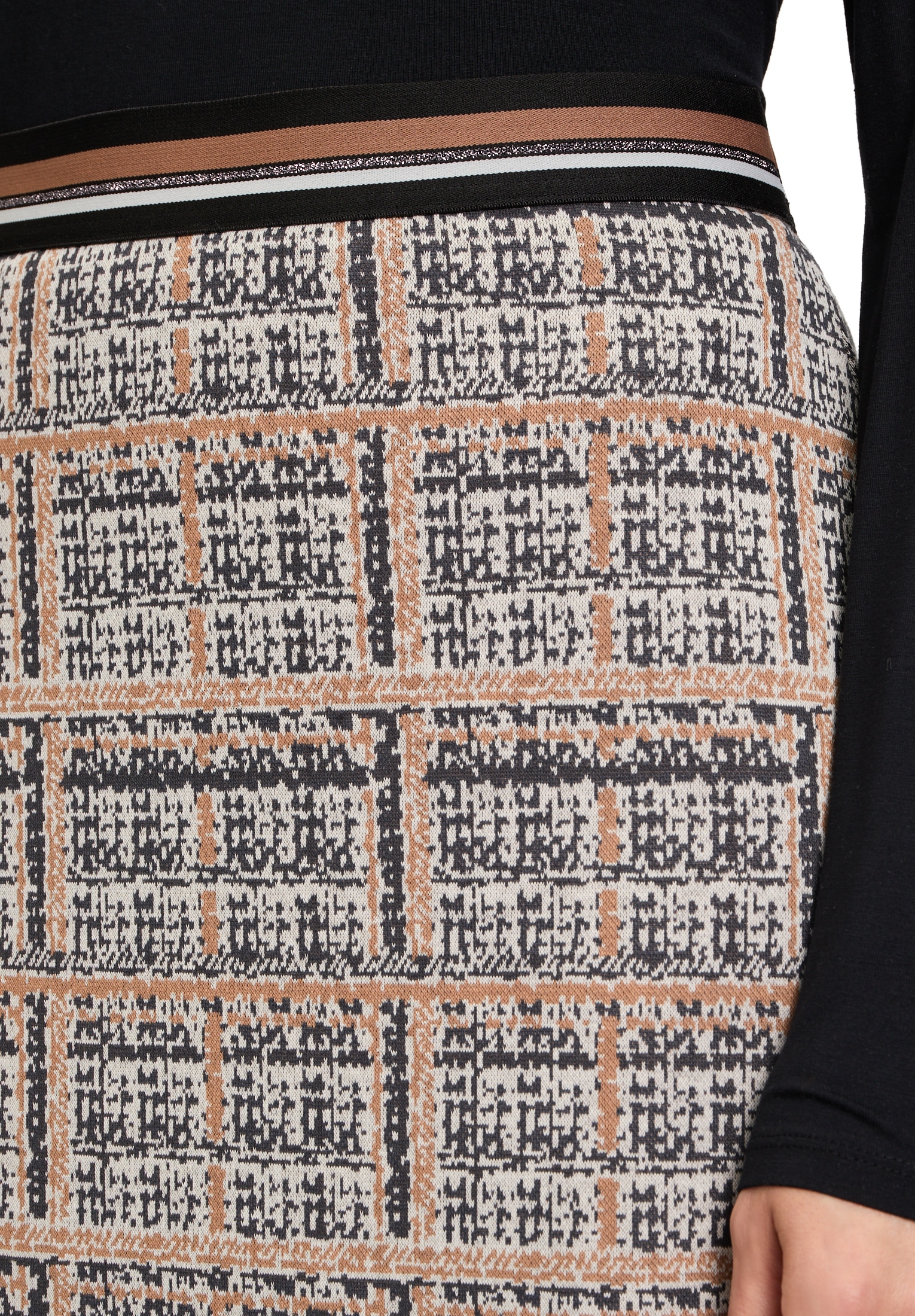 Betty Barclay Minirock »Betty Barclay Damen Schlupfrock mit Gummizug«, Muster
