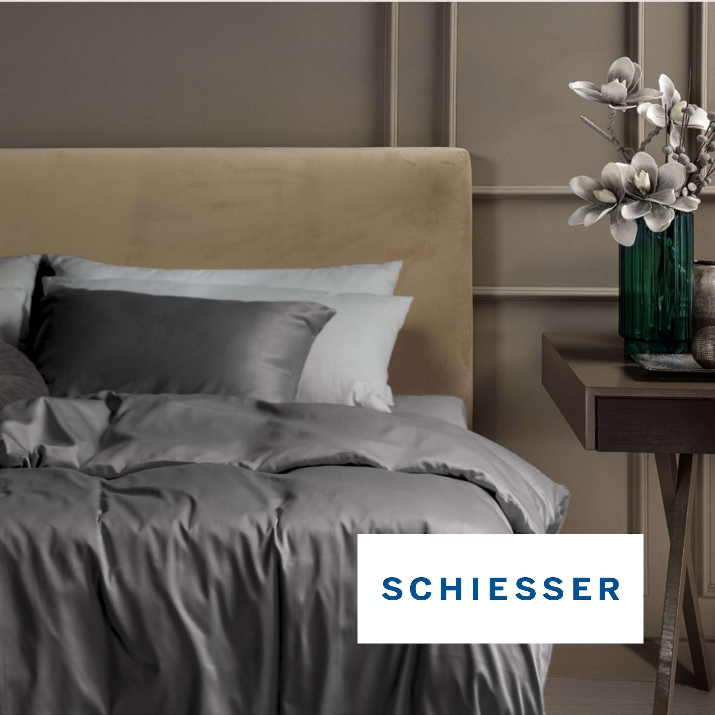 Schiesser Kissenhülle »Ella Kissenhüllenset aus feinstem Baumwollsatin, 40x80 cm« OEKO-TEX® MADE IN GREEN