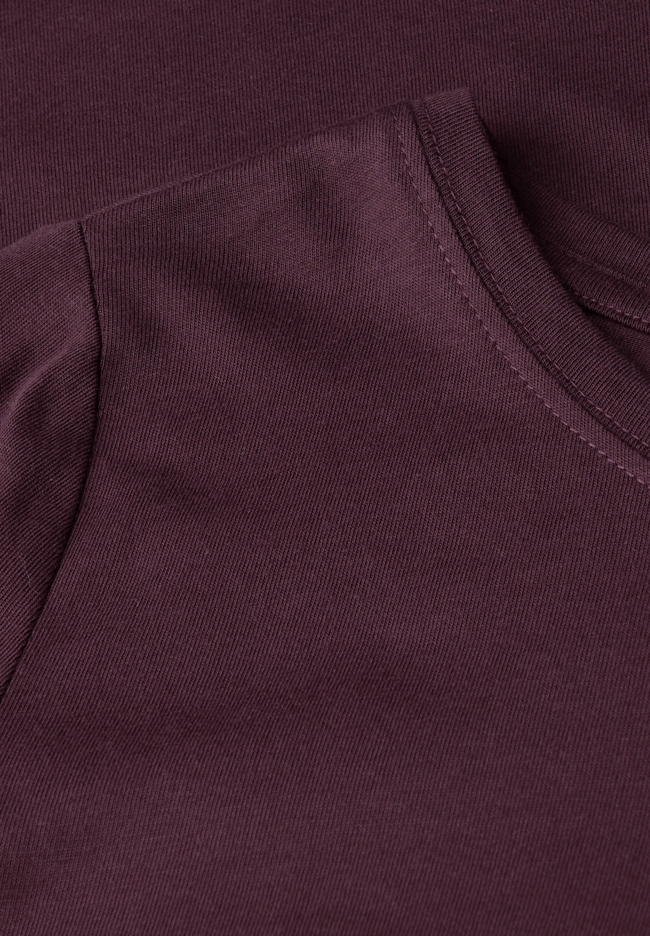 STREET ONE Langarmshirt in Unifarbe