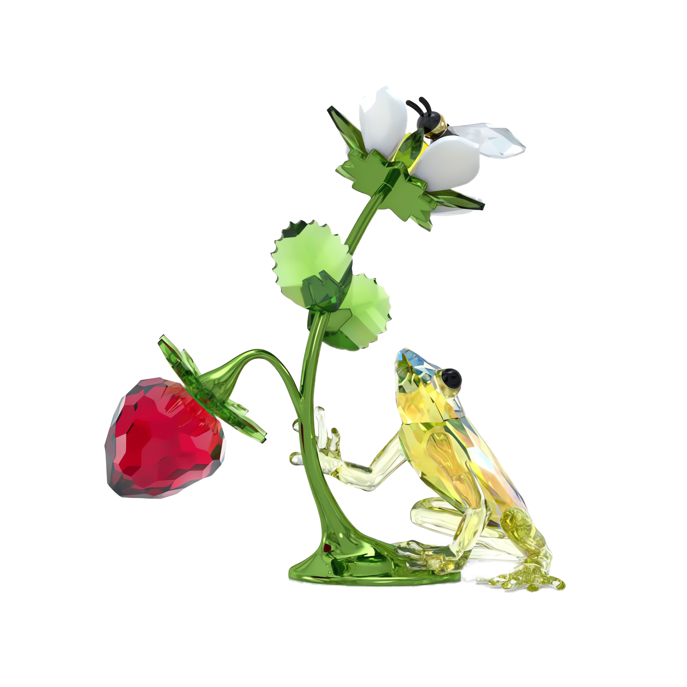 Swarovski Dekofigur »Kristallfigur Sammelfigur Idyllia Frosch« Swarovski® Kristall
