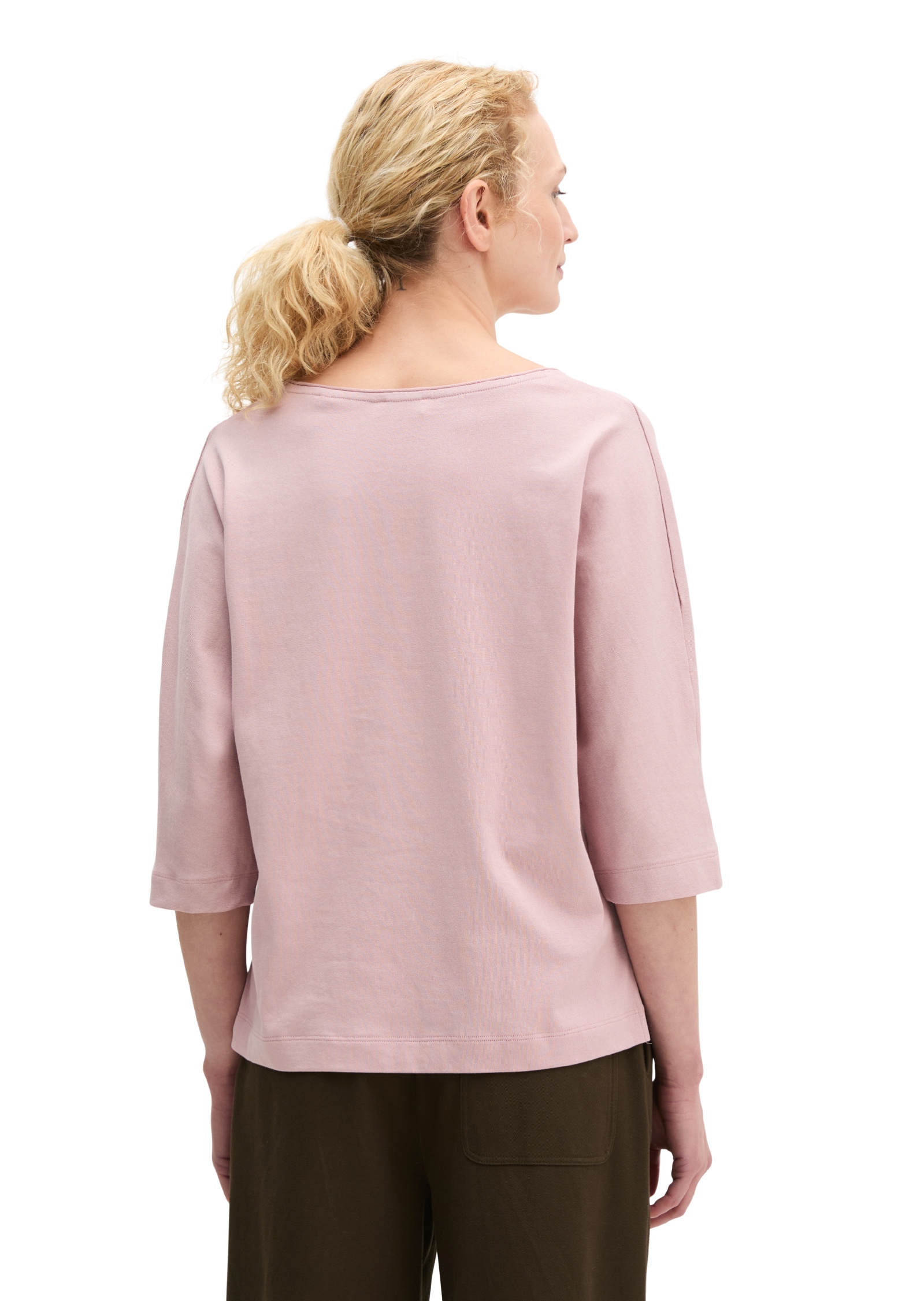 Marc O'Polo T-Shirt »aus Feinstrick-Jersey«