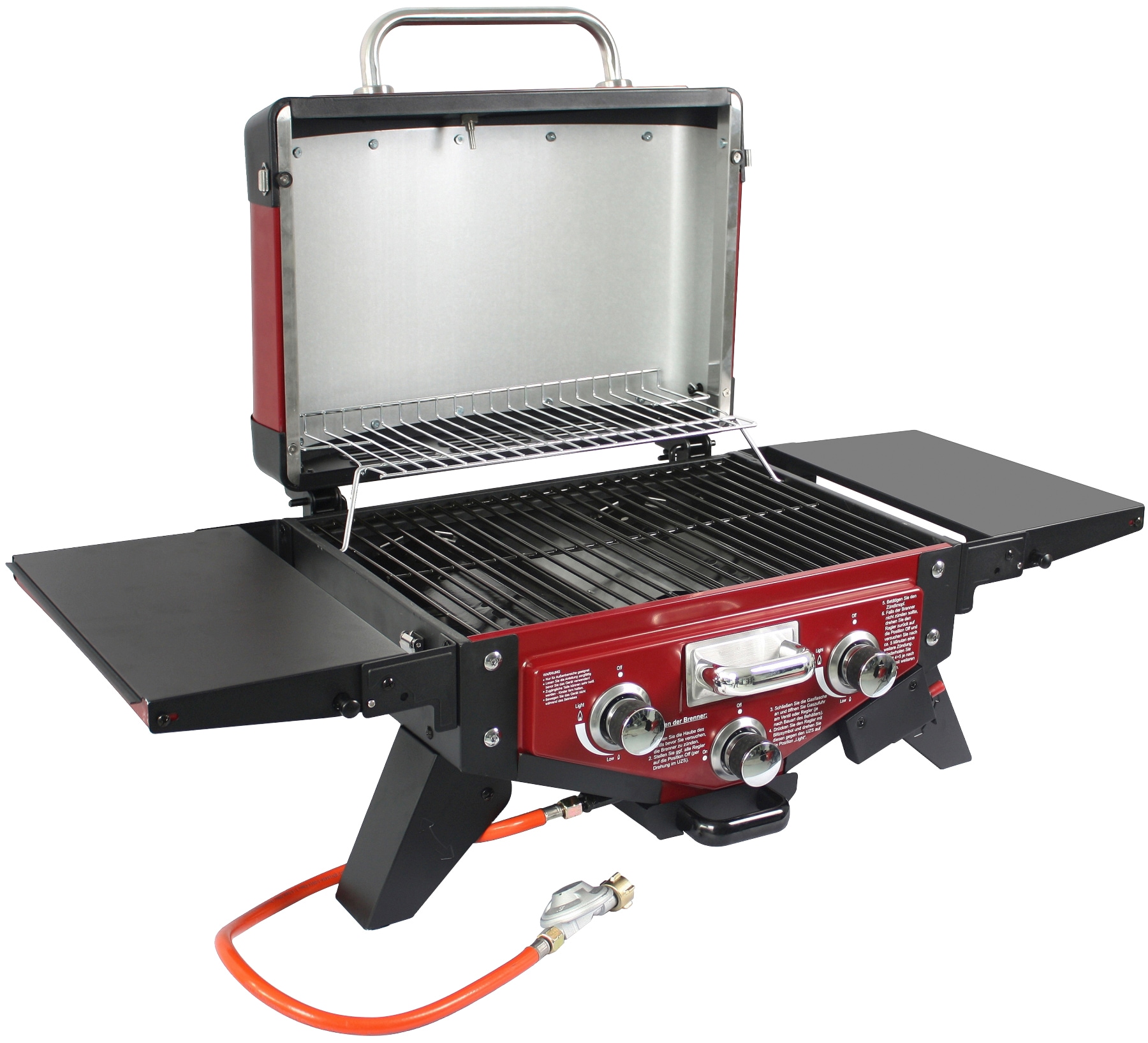 El Fuego Gasgrill »Medison rot«, BxTxH: 118,5x38x52 cm