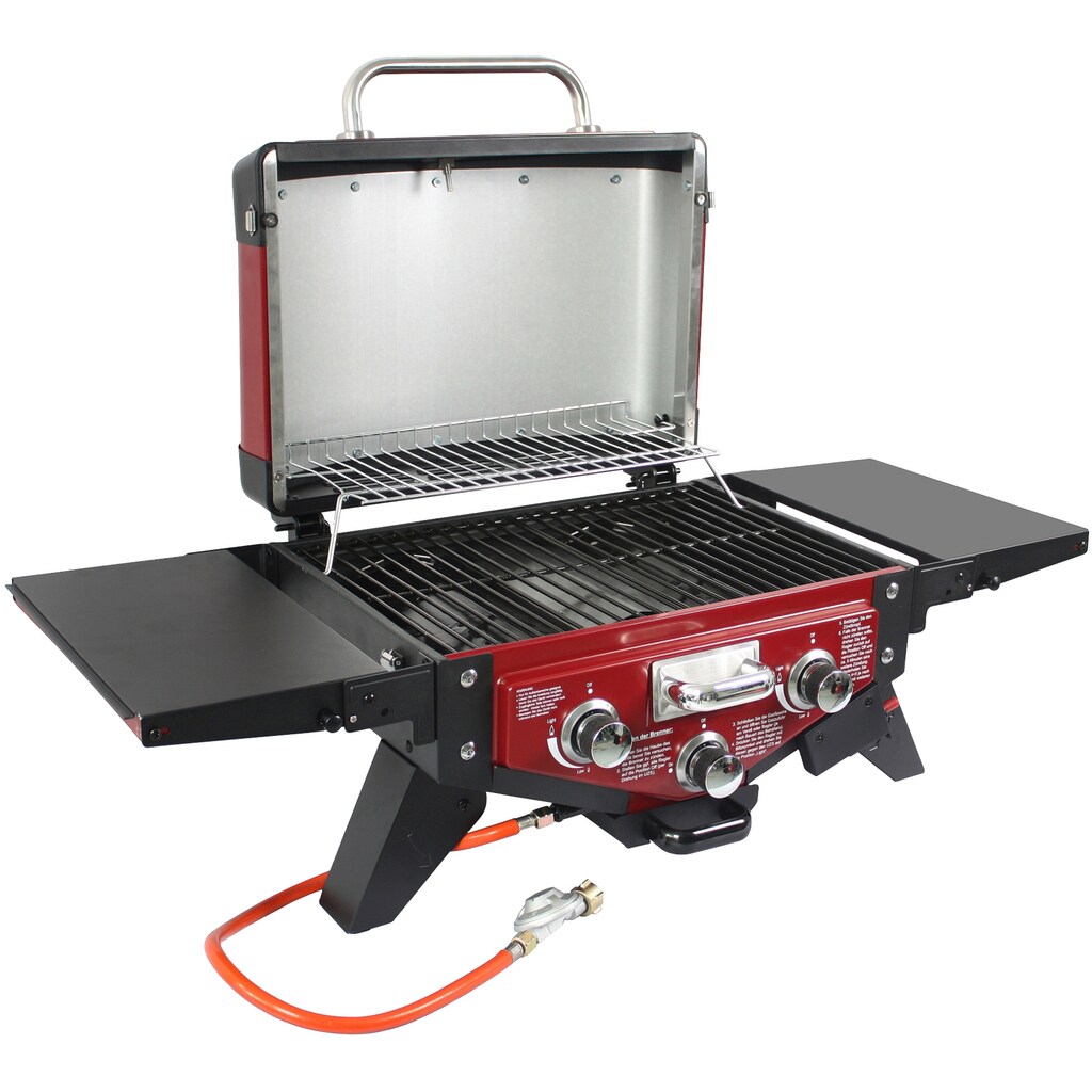 El Fuego Gasgrill »Medison rot«, BxTxH: 118,5x38x52 cm