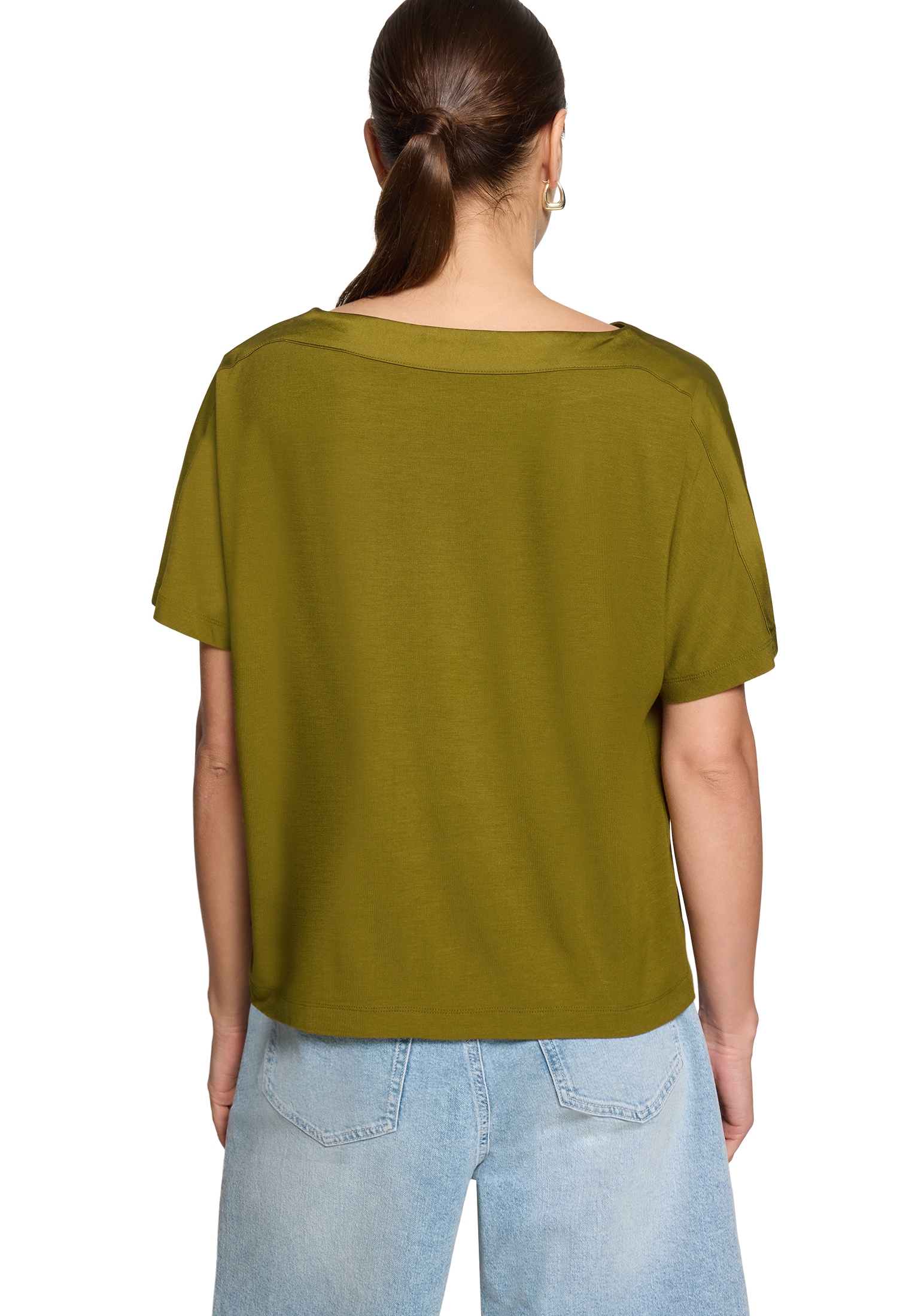 Zero T-Shirt »Damen mit U-Boot-Ausschnitt« 1 Material