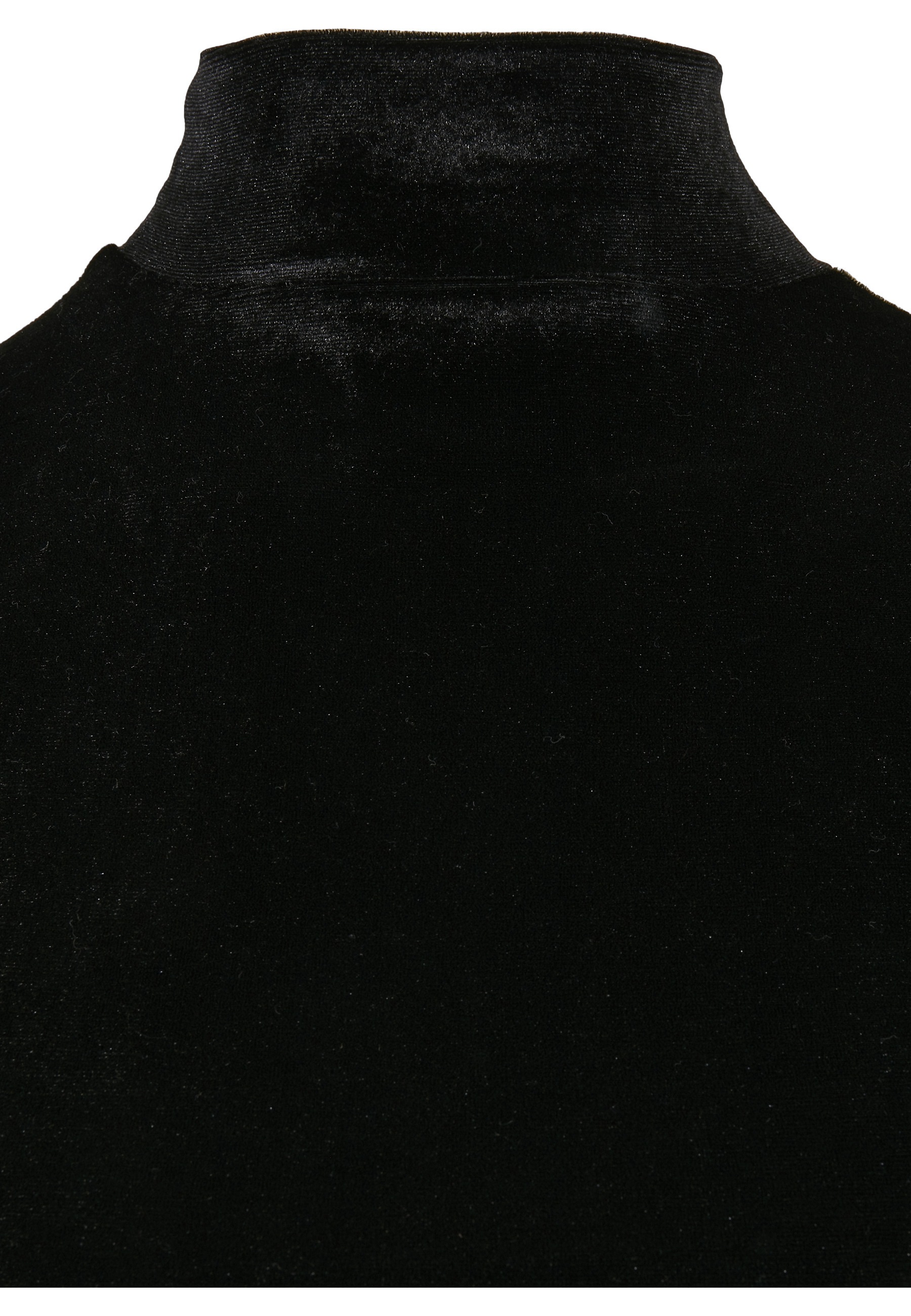 URBAN CLASSICS Shirtkleid »Urban Classics Damen Ladies Velvet Turtle Neck Dress« 1 Stk. tlg.