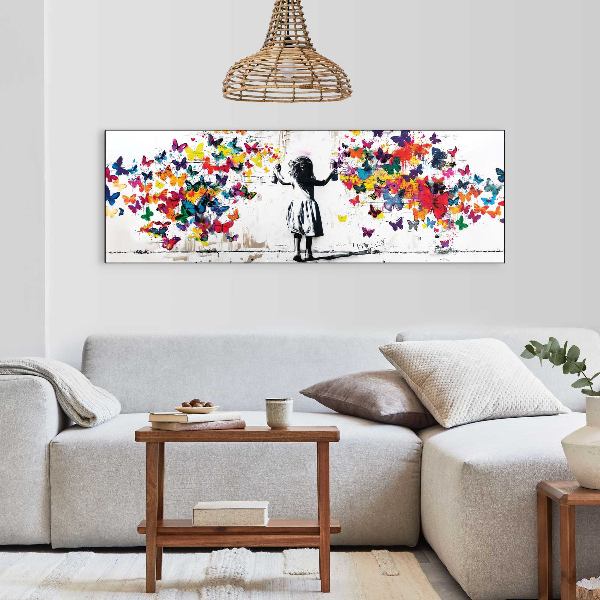 Reinders Wandbild "Wolke von Schmetterlingen", Kinderzimmer - Mädchen - Meh günstig online kaufen