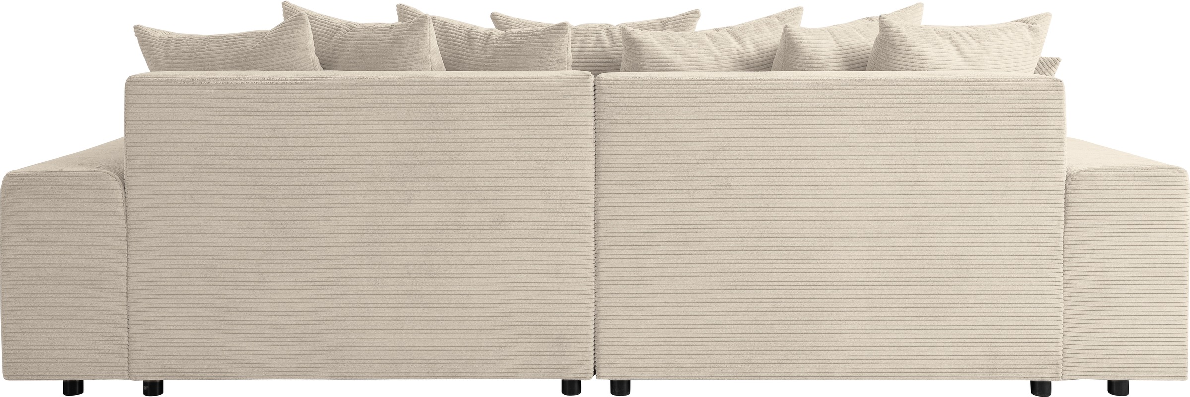 WERK2 Big-Sofa »Maxi B, Breite 290 cm«, Maximaler Kuschelkomfort: XXL-Sofa mit 78 cm Sitztiefe & 12 Kissen
