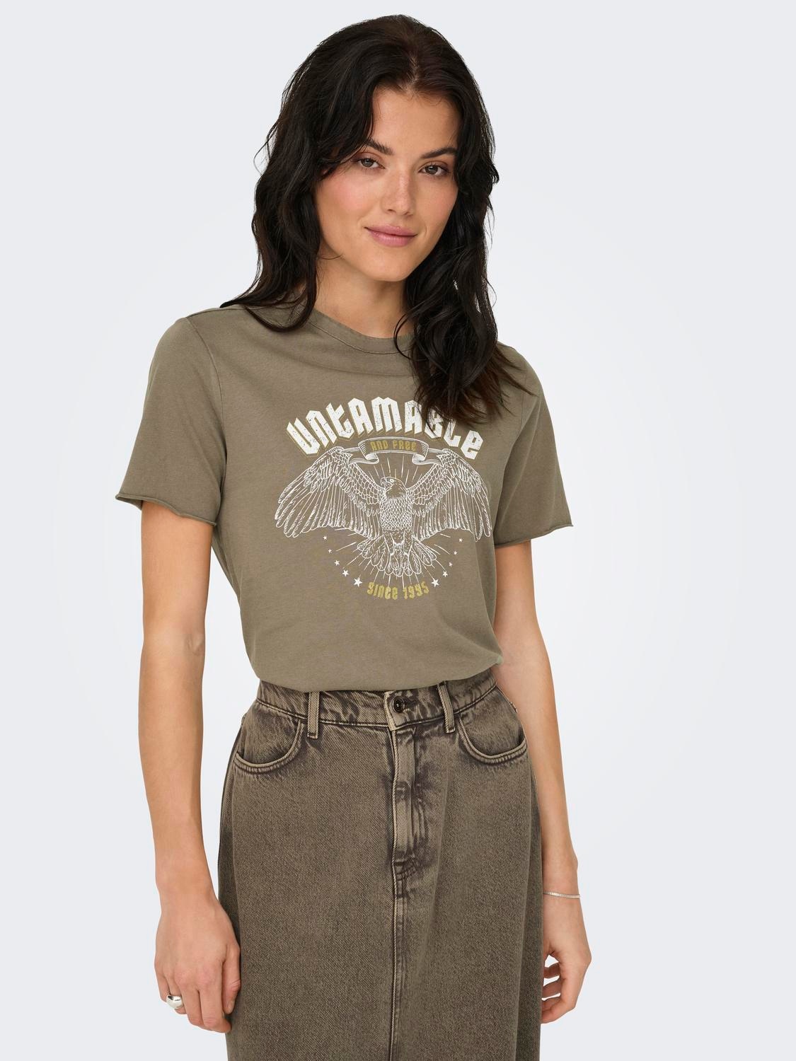 ONLY Rundhalsshirt "ONLLUCY REG S/S TOP JRS NOOS" Baumwolle, regular fit, u günstig online kaufen