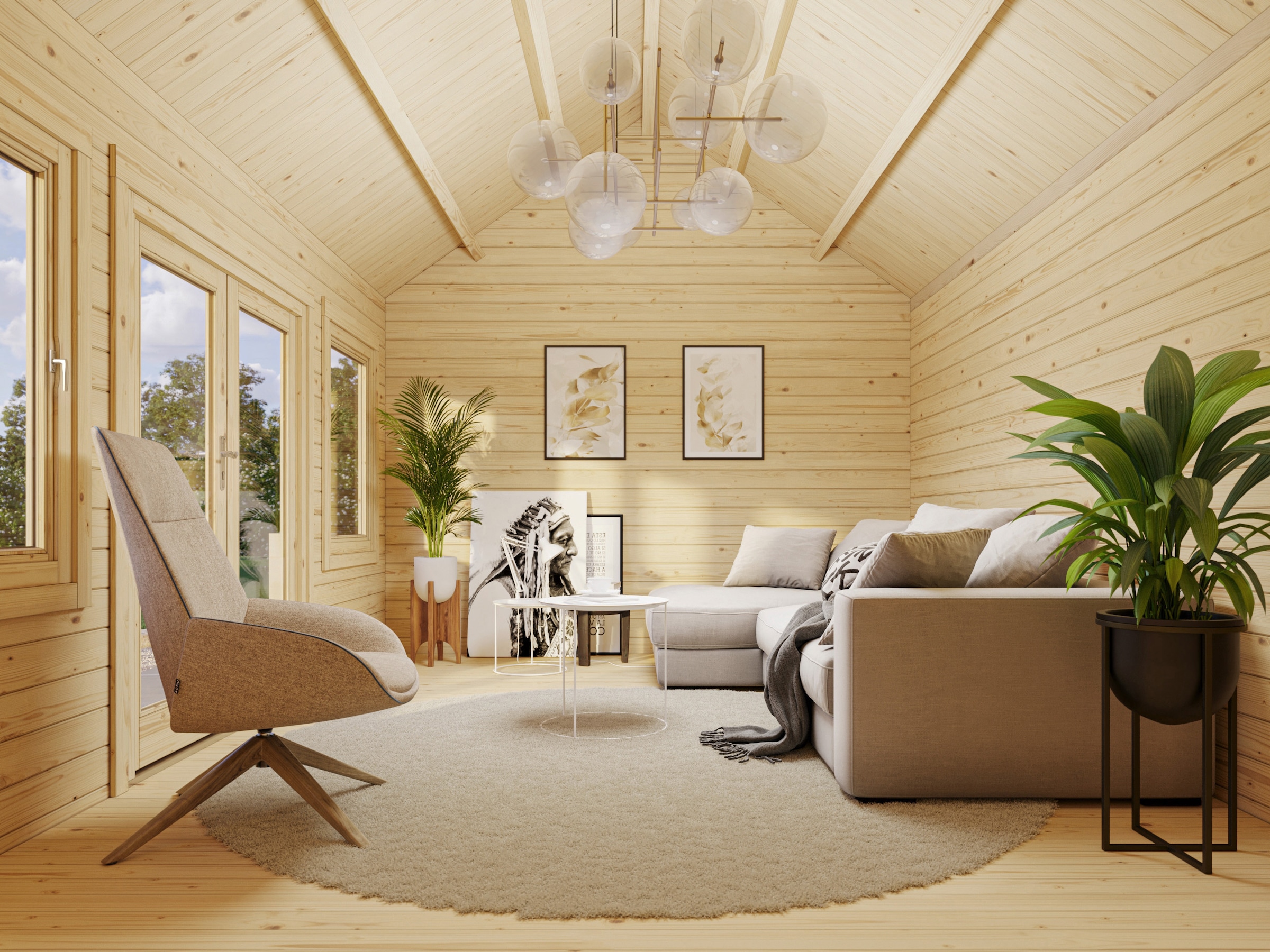 Palmako Gartenhaus »Claudia« verschiedene Farben