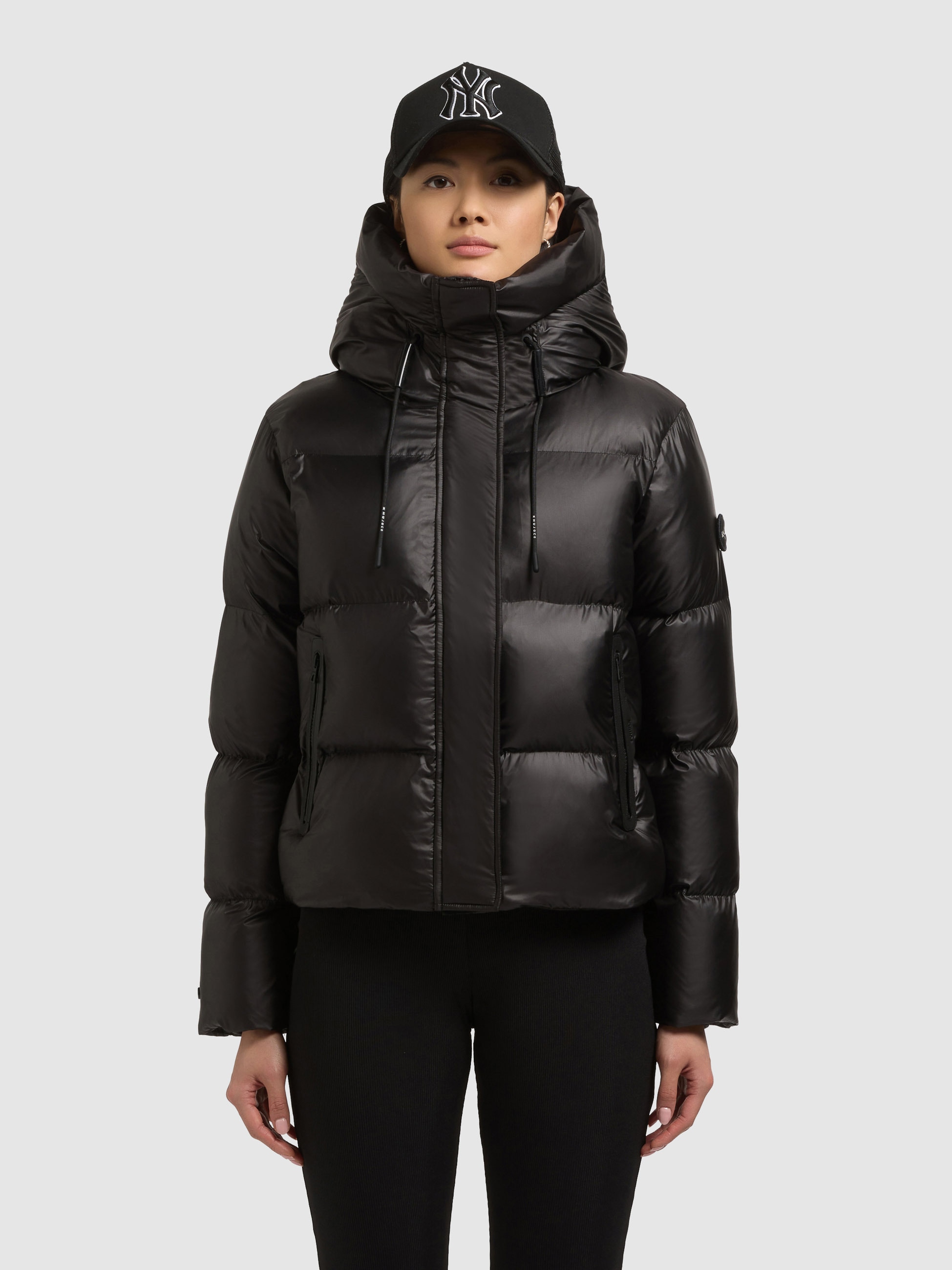 khujo Steppjacke »ENITS SHINY« mit Kapuze