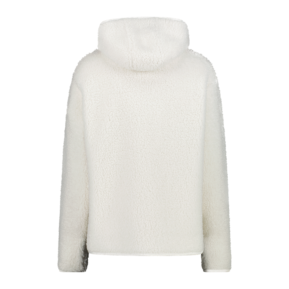 CMP Kapuzenplüschjacke mit Reißverschluss, leicht, atmungsaktiv, normale Länge