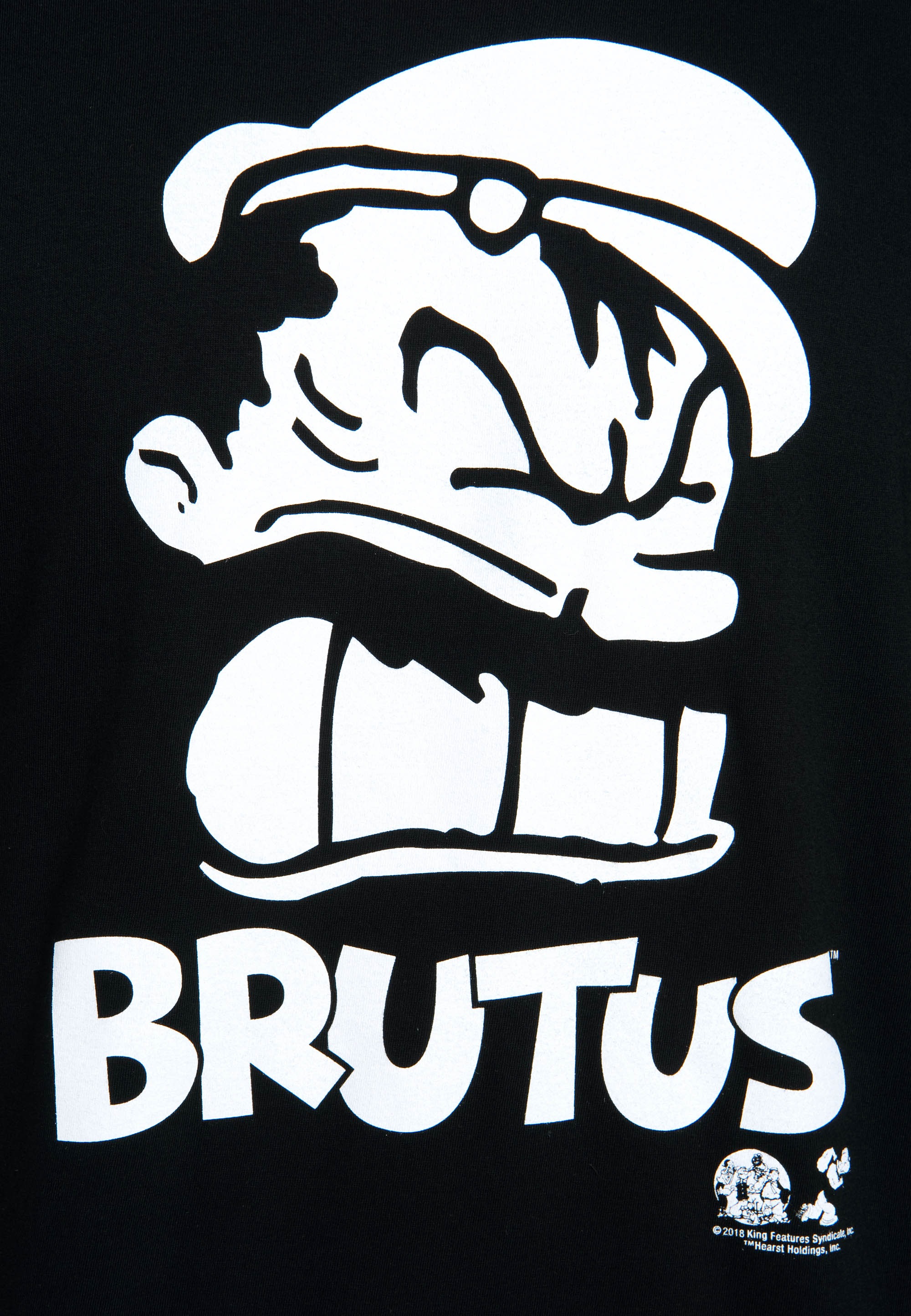 LOGOSHIRT T-Shirt »Popeye - Brutus Portrait«, mit Brutus-Frontprint