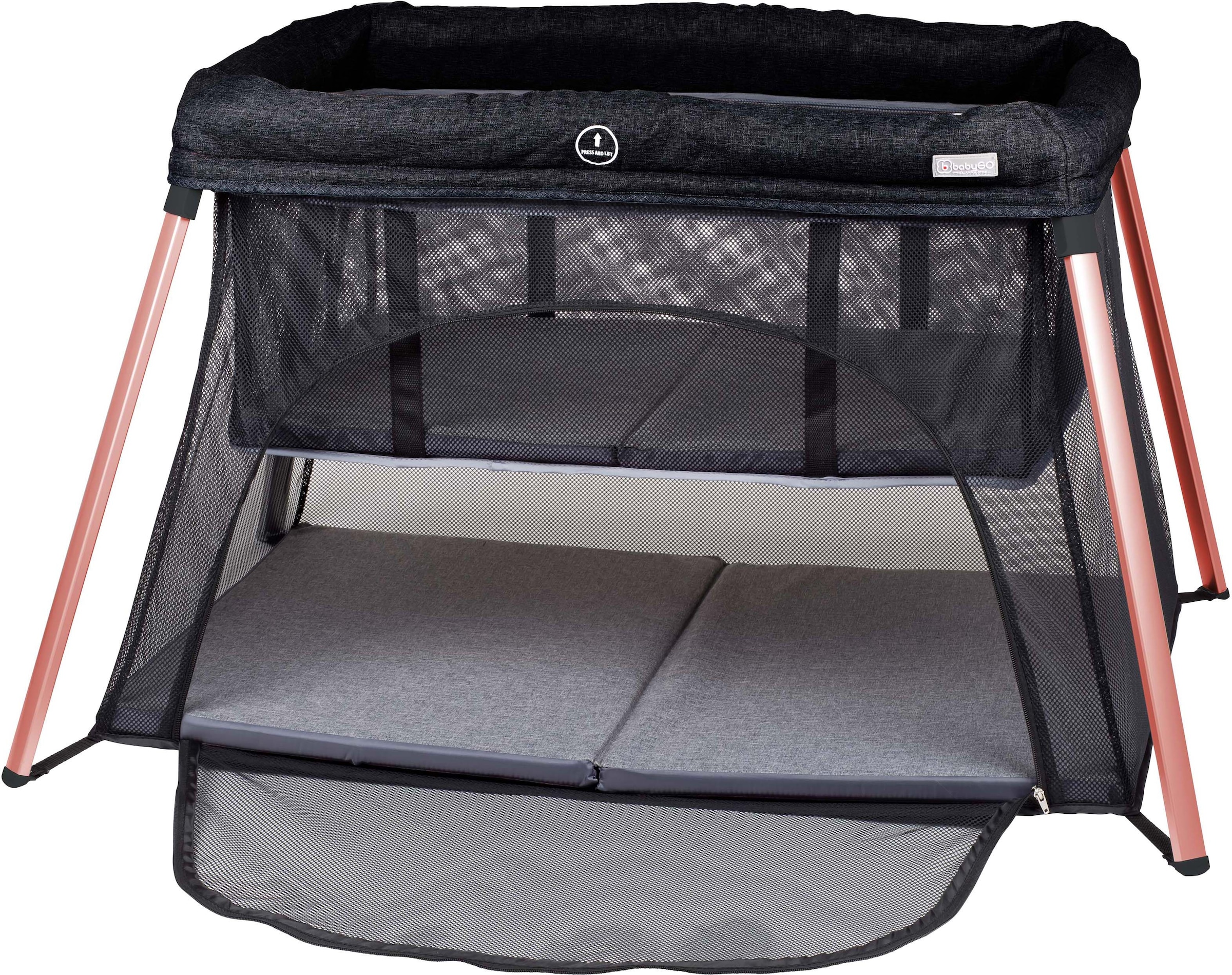 BabyGo Baby-Reisebett »Dreams II gold black« ...