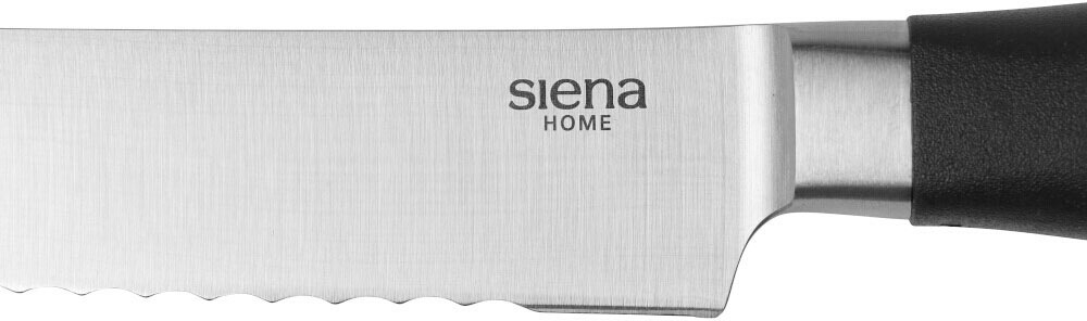 Siena Home Brotmesser »TREVISO«, (Set, 2 tlg., Brotmesser Treviso 21cm & Schneidebrett Brescia 45°), 21 cm, inkl. Schneidebrett BRESCIA