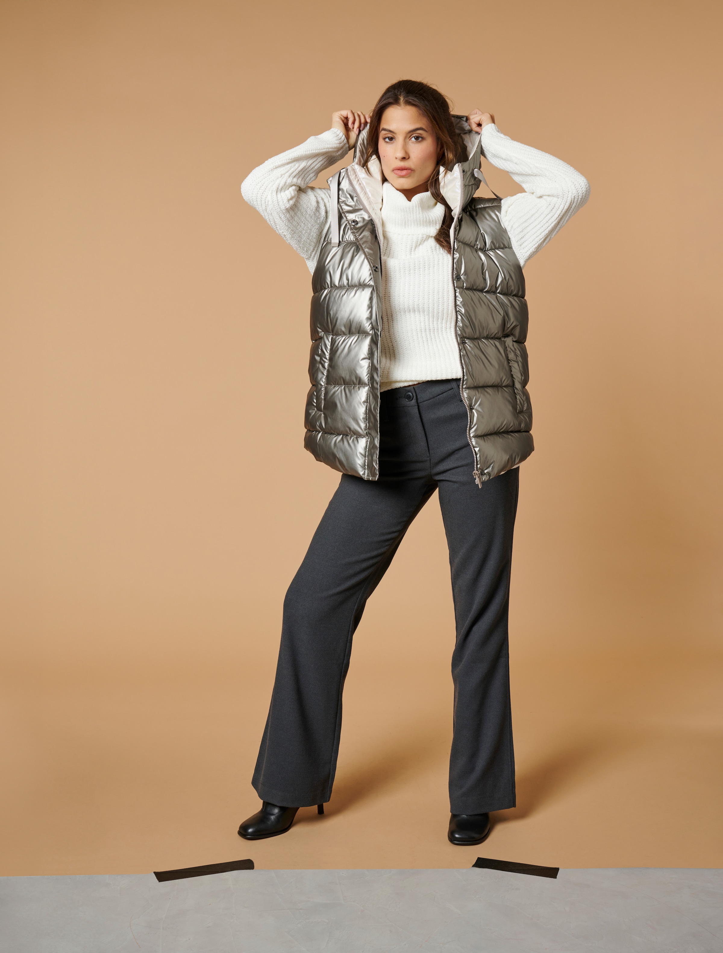 ZABAIONE Steppweste "Vest Tr44ista", im Glanz-Look günstig online kaufen