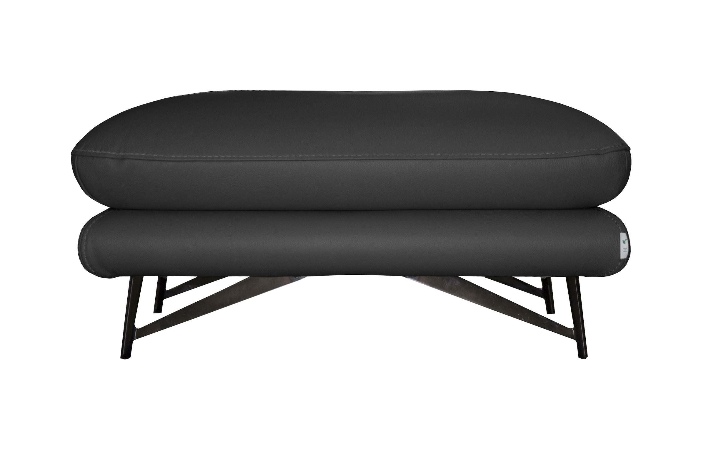 CALIA ITALIA Hocker »Cezanne, italienisches Design trifft erstklassigen Sitzkomfort, Leder«, Designhocker in besonders langlebigen & pflegeleichten Lederarten