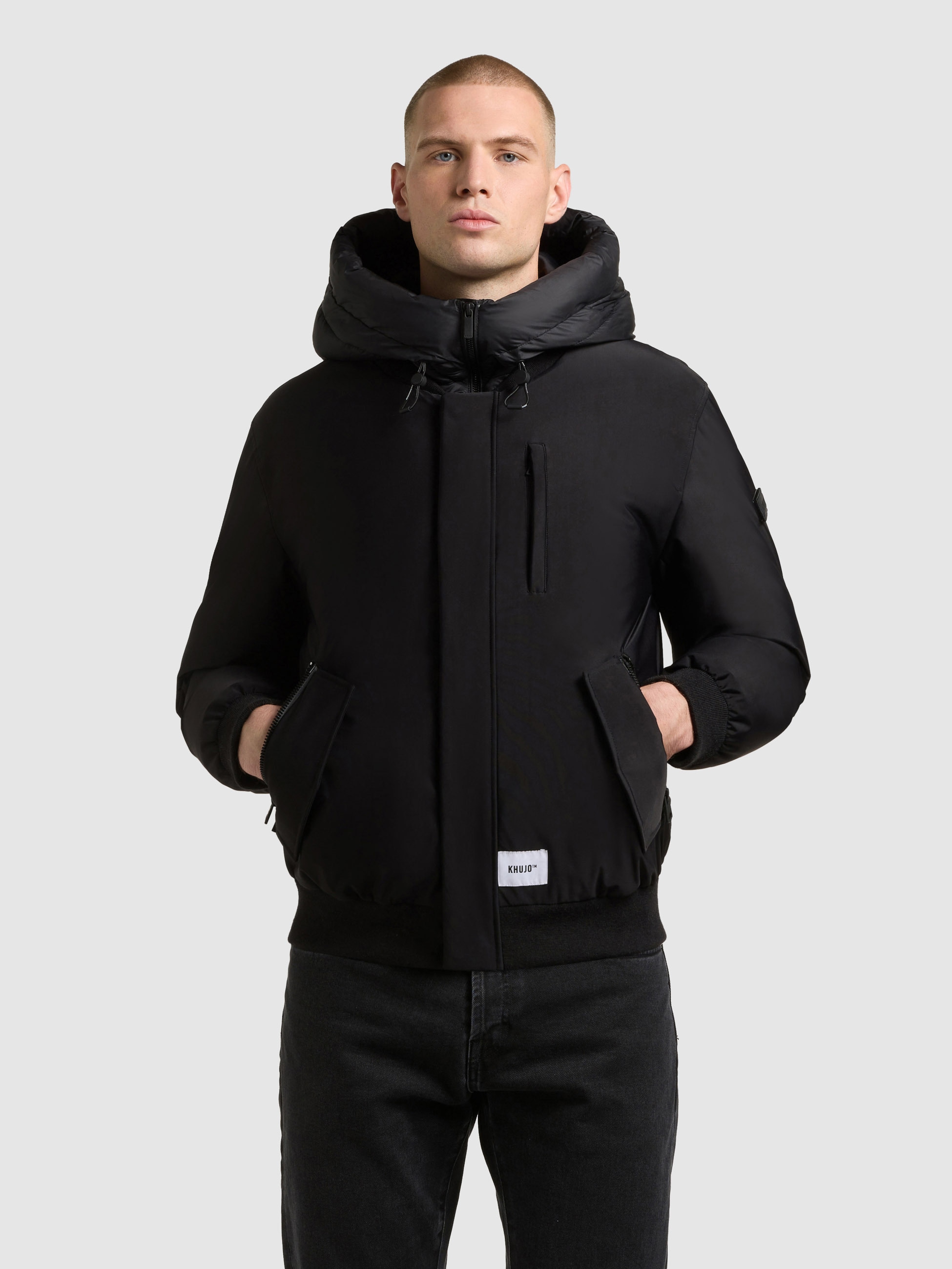 khujo Bomberjacke »CLEMAT« mit Kapuze