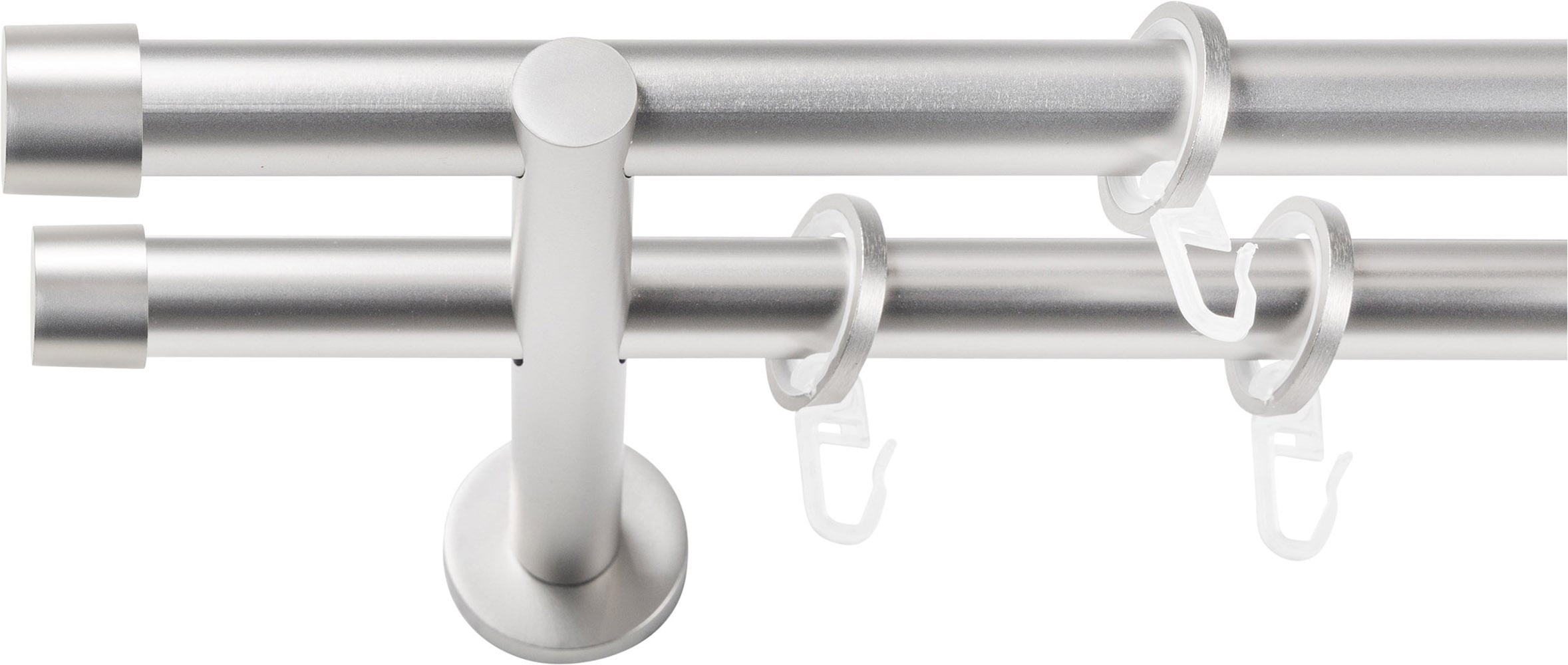 SN DECO GROUP Gardinenstange Ø 19 mm 2 läufig-läufig Fixmaß;kürzbar