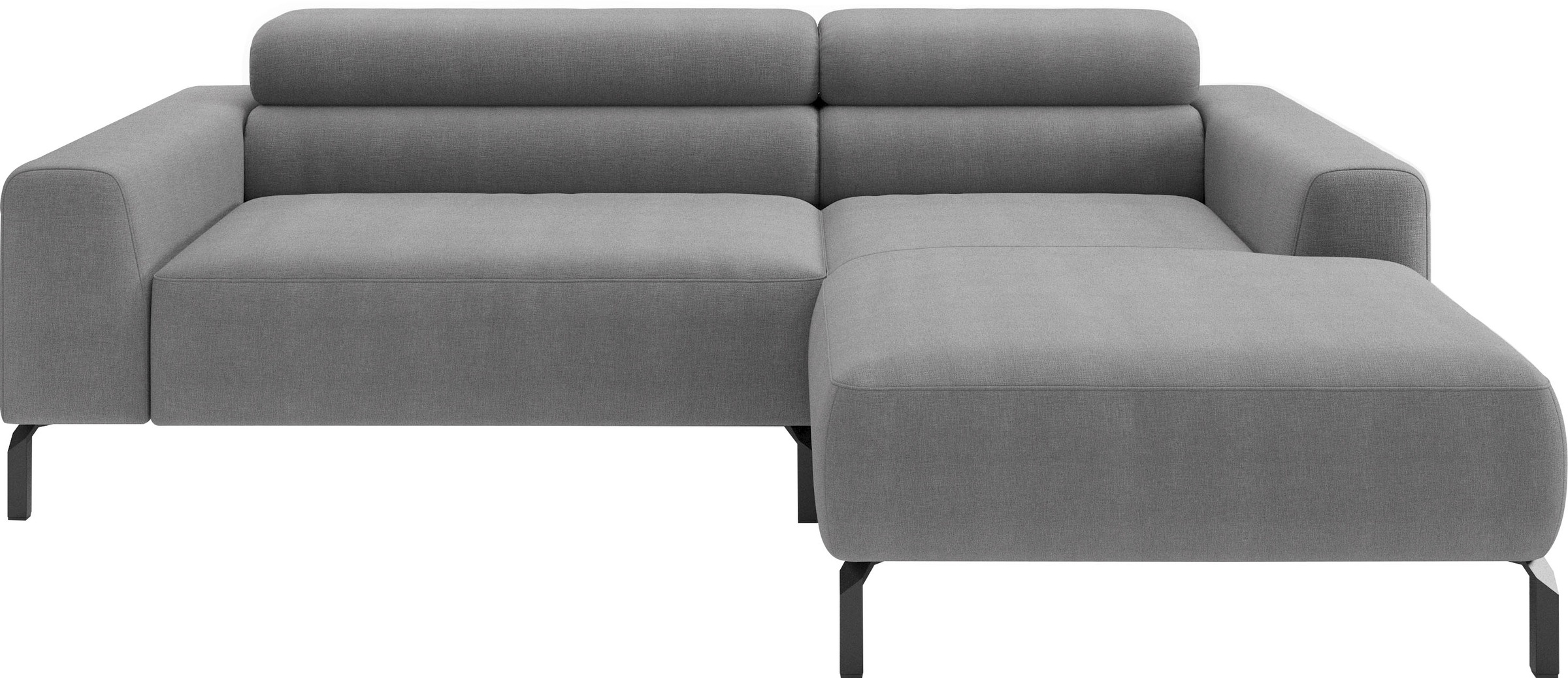 Home affaire Ecksofa "Ecksofa, L-Form, incl. Kopfteilverstellung, Breite 223 cm" wahlweise elektrische Sitztiefenverstellung