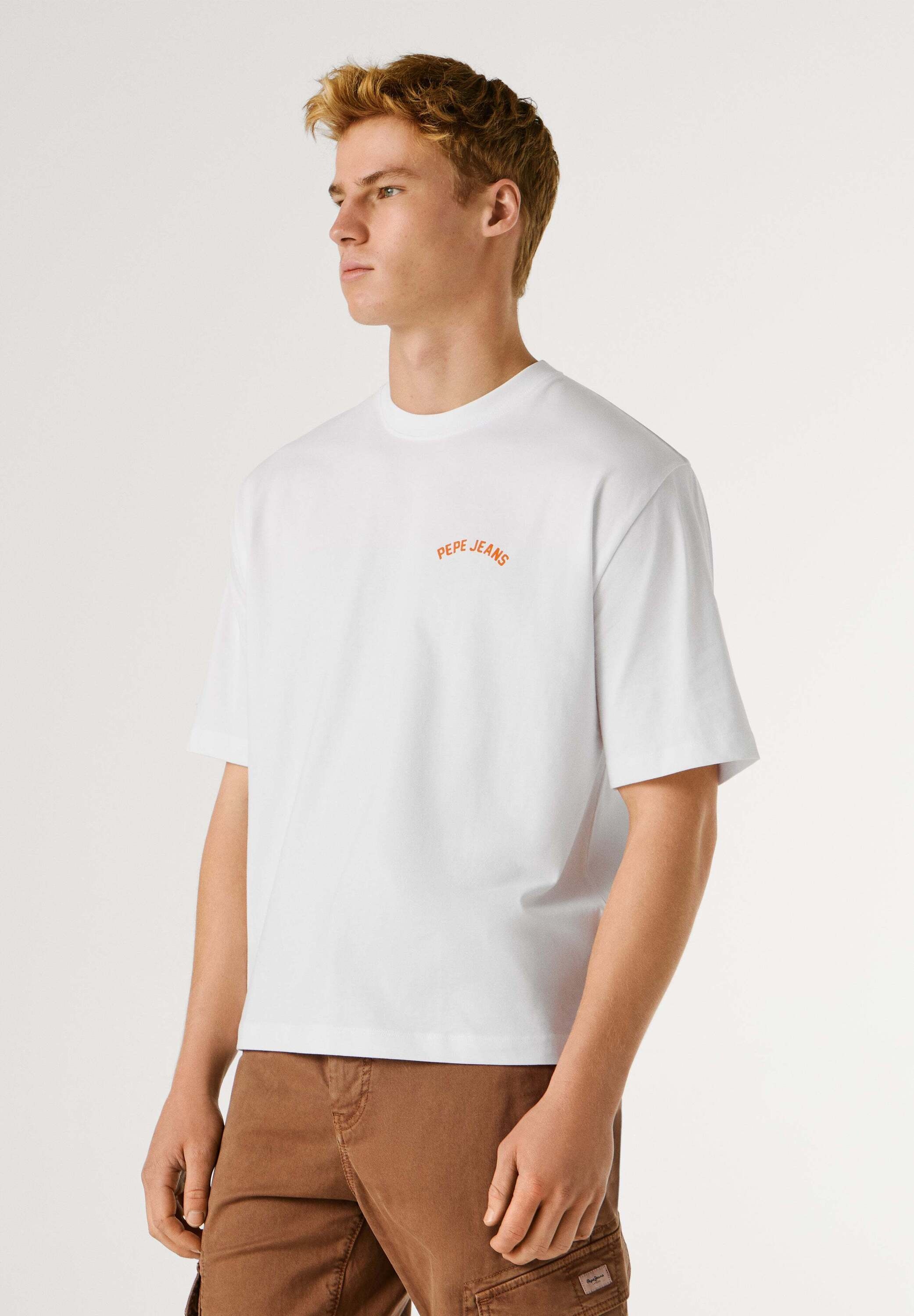 Pepe Jeans T-Shirt »basic t-shirt GIDEON MULTICOLOR TEE«