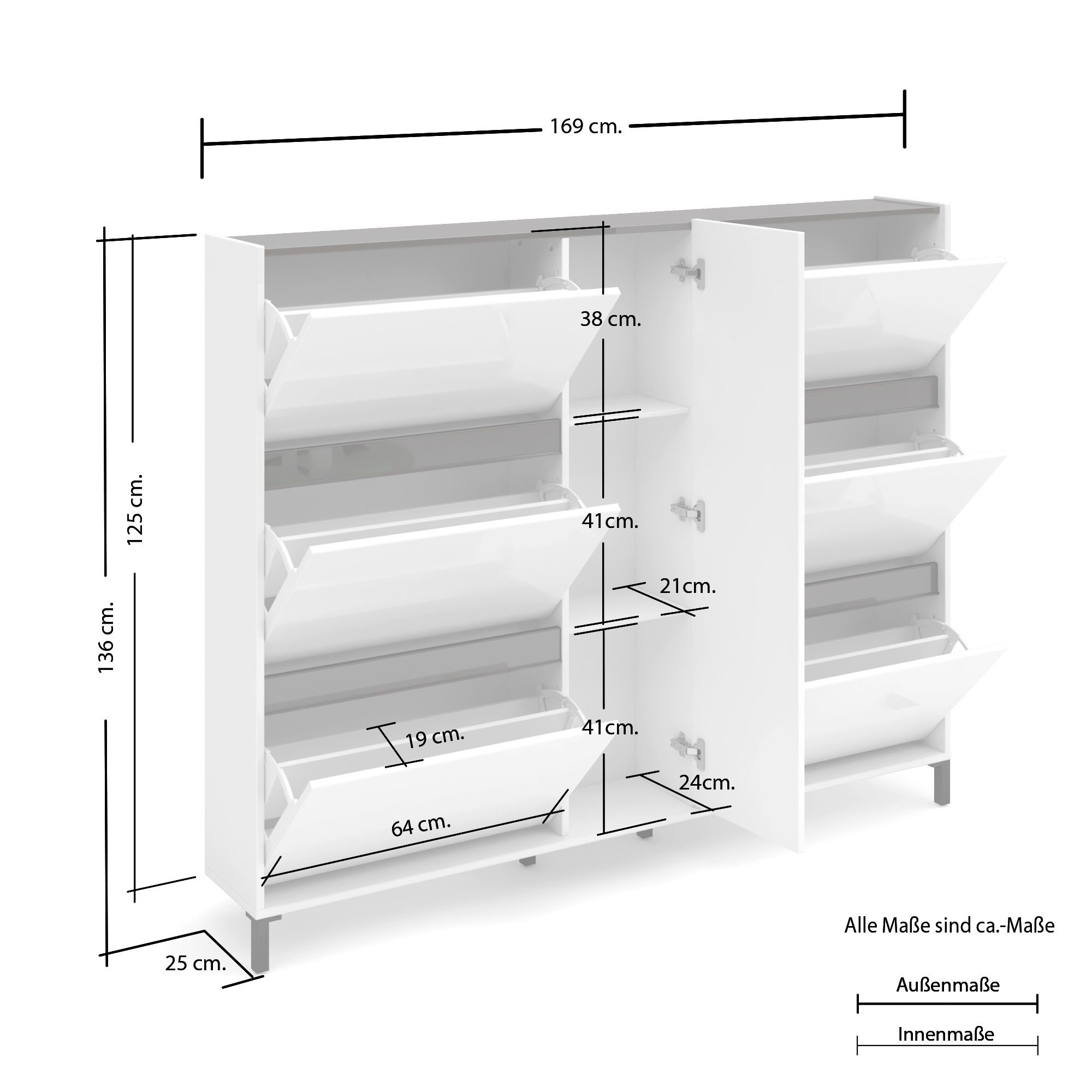 INOSIGN Schuhschrank »EASY«, (1 St.)