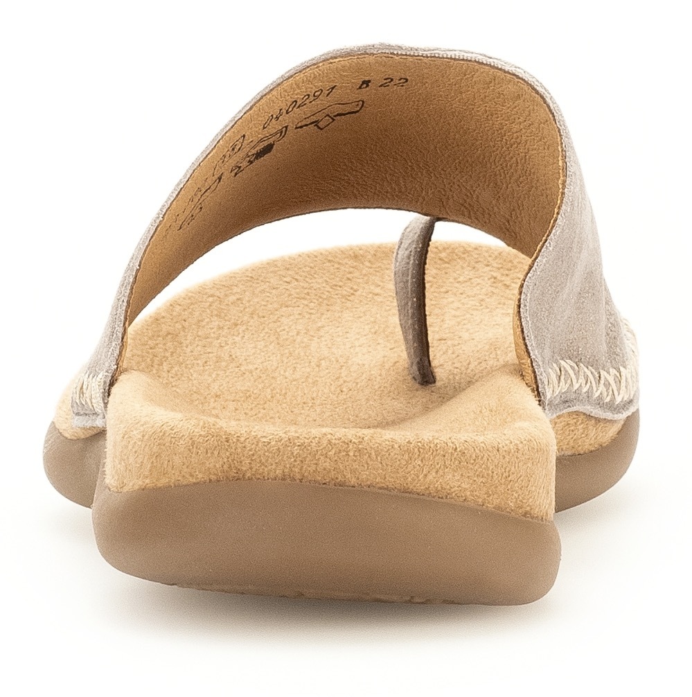 Gabor Dianette, Keilabsatz, Sommerschuh, Bequemschuh mit Zehenring