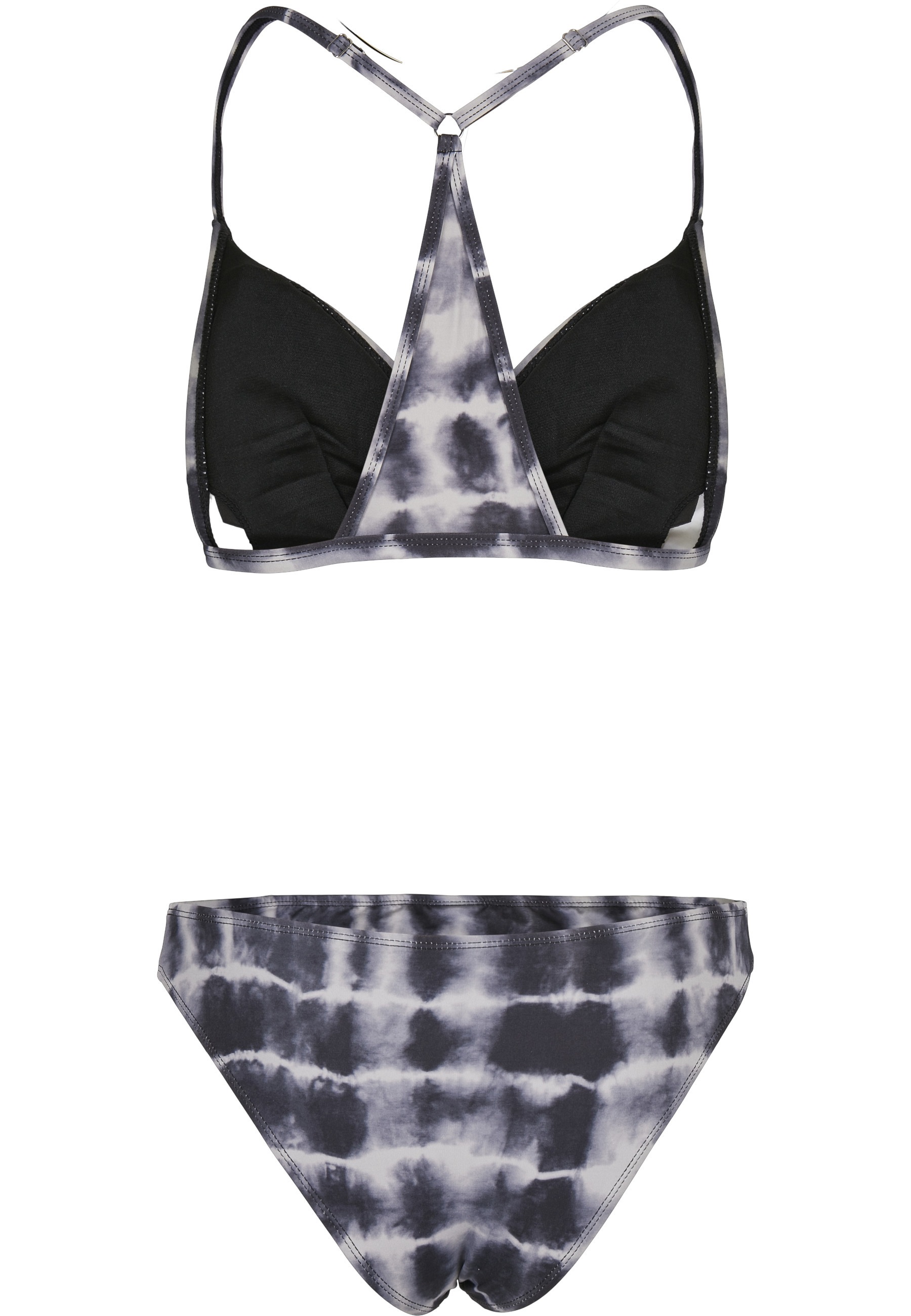 URBAN CLASSICS Bügel-Bikini "Urban Classics Damen Ladies Tie Dye Triangle B günstig online kaufen