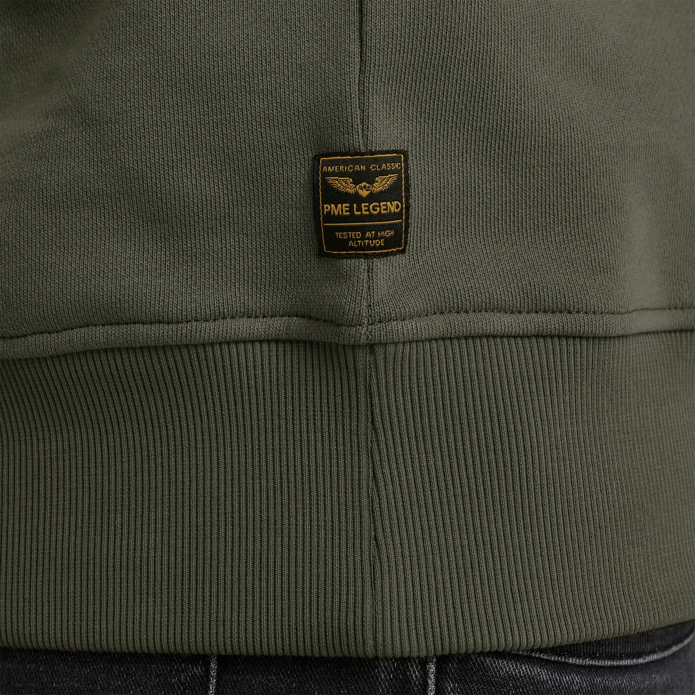 PME LEGEND Sweatshirt »Crewneck soft terry with logo«, mit Logo Stickerei