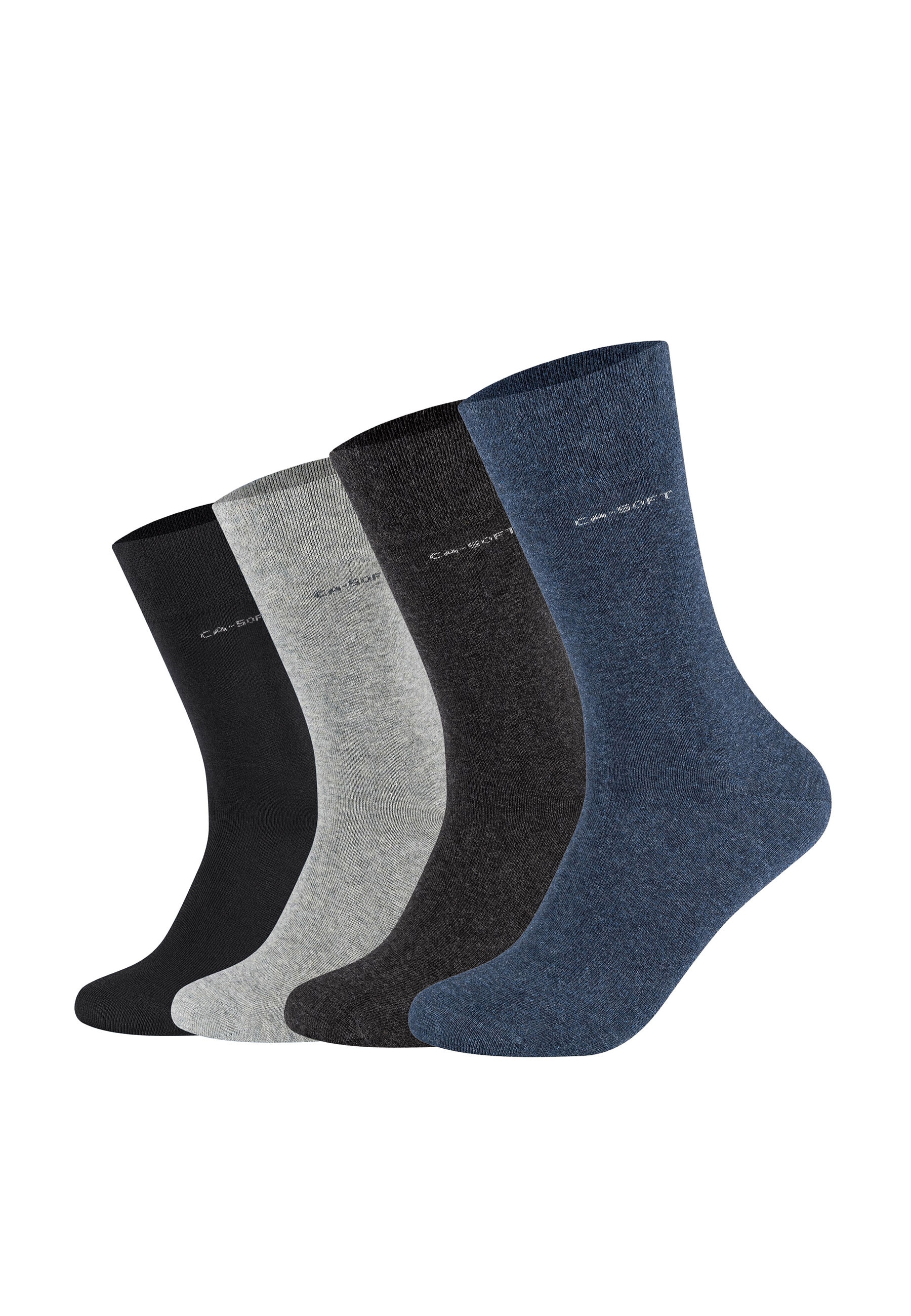 Camano Socken "Socken ca-soft 4er Pack" 4er Pack Weicher ca-soft Bund ohne günstig online kaufen