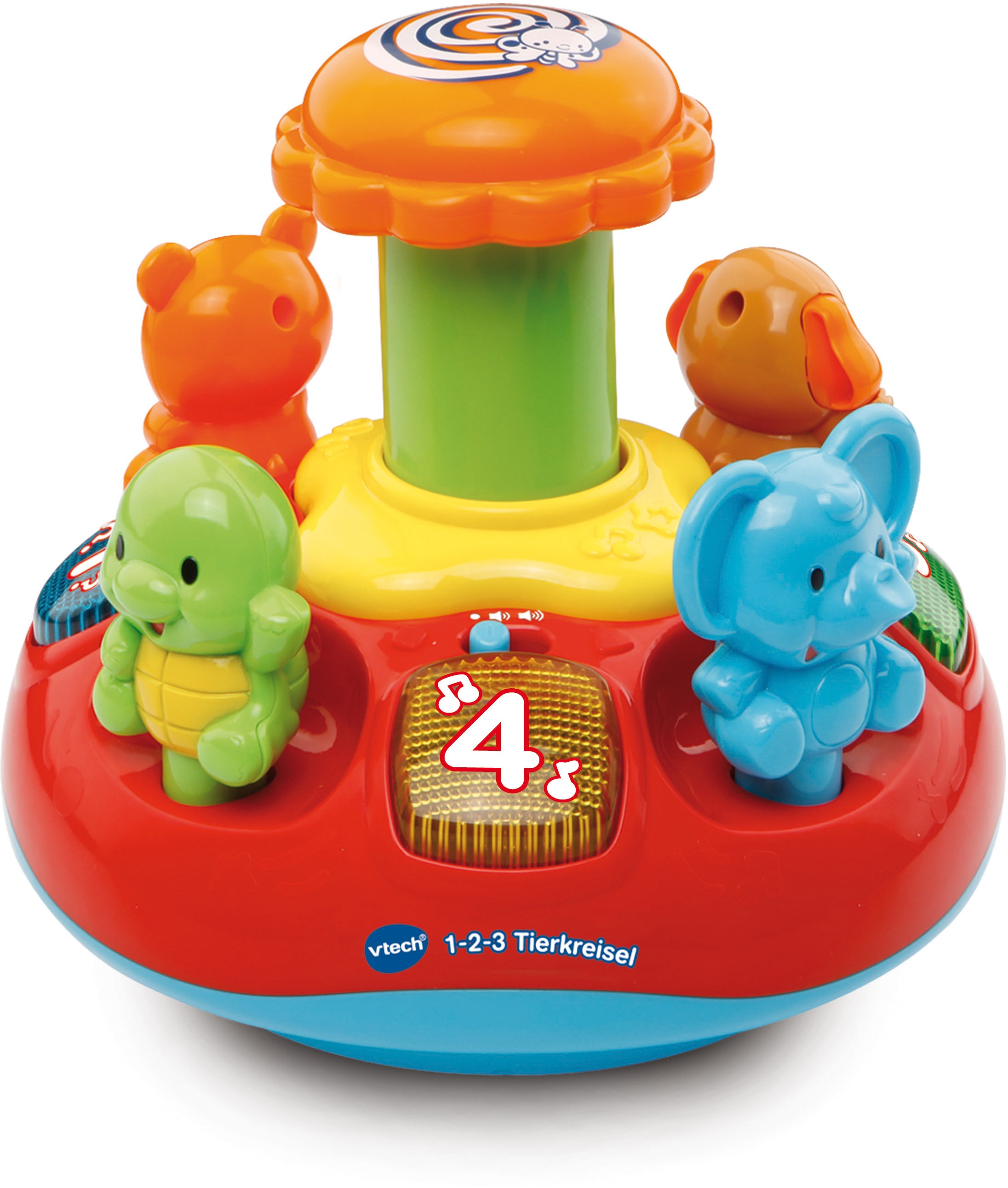 Vtech Kreisel 1, 2, 3 - Tierkreisel Kinder bunt Einheitsgröße