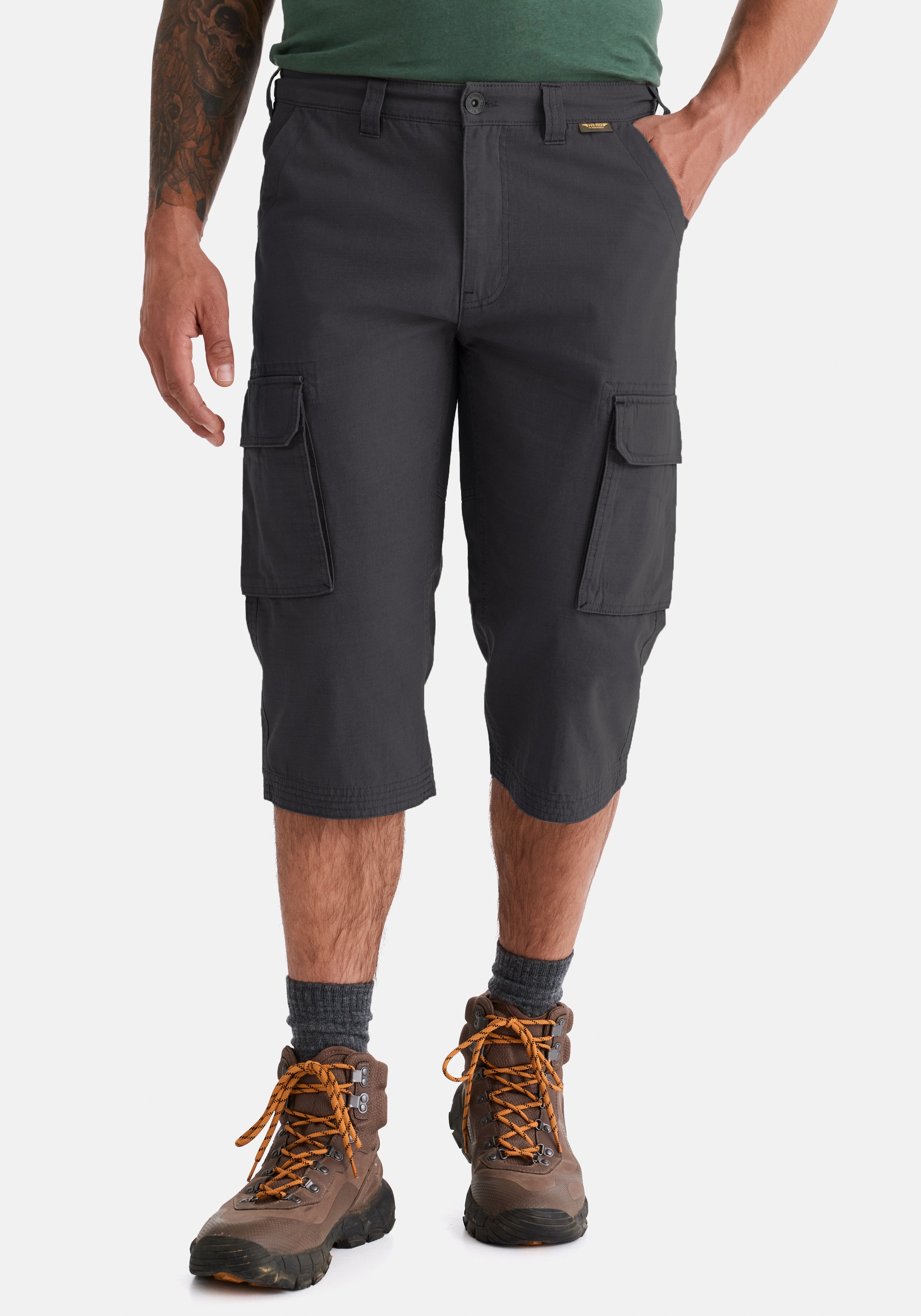 HERO by John Medoox Cargobermudas »Trekking Cargo Bermuda Shorts«  Bermuda Casual Funktionsqualität für Herren