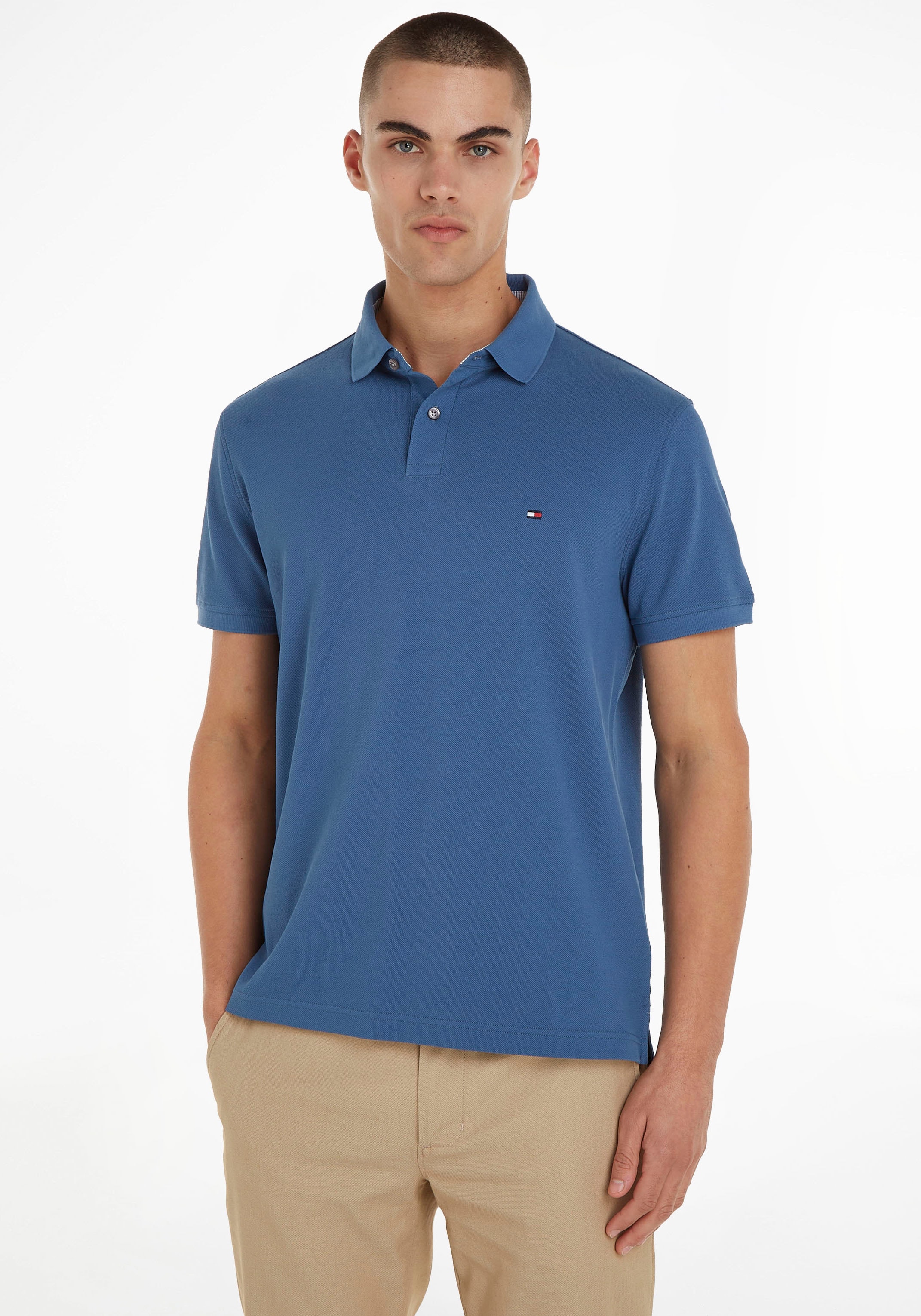 Tommy Hilfiger Poloshirt »1985 REGULAR POLO«, mit Tommy Hilfiger  Kontraststreifen innen am Kragen ▷ für | BAUR