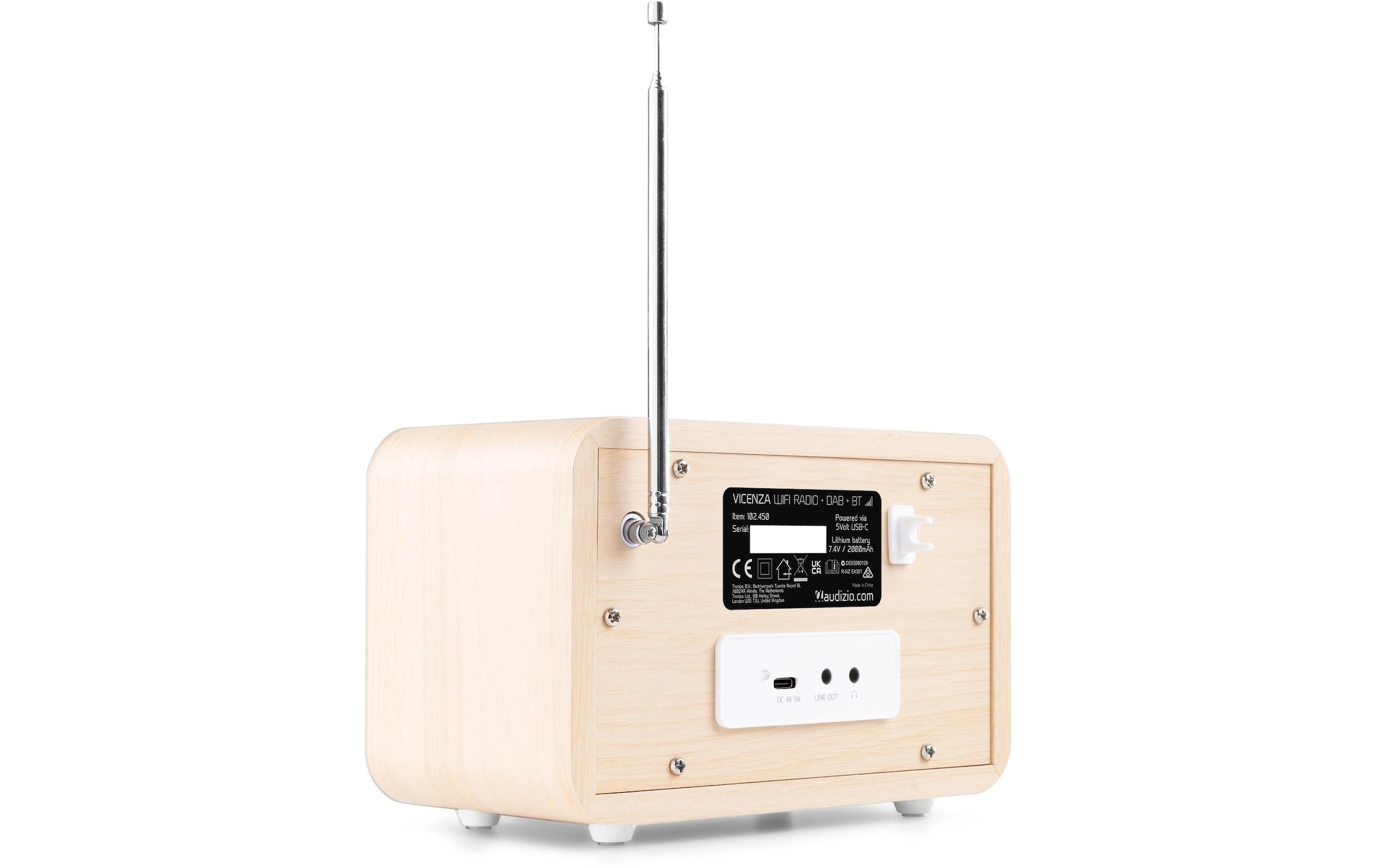 AUDIZIO Digitalradio (DAB+) »Vicenza« ( Digitalradio (DAB+) | FM-Tuner | Internetradio )