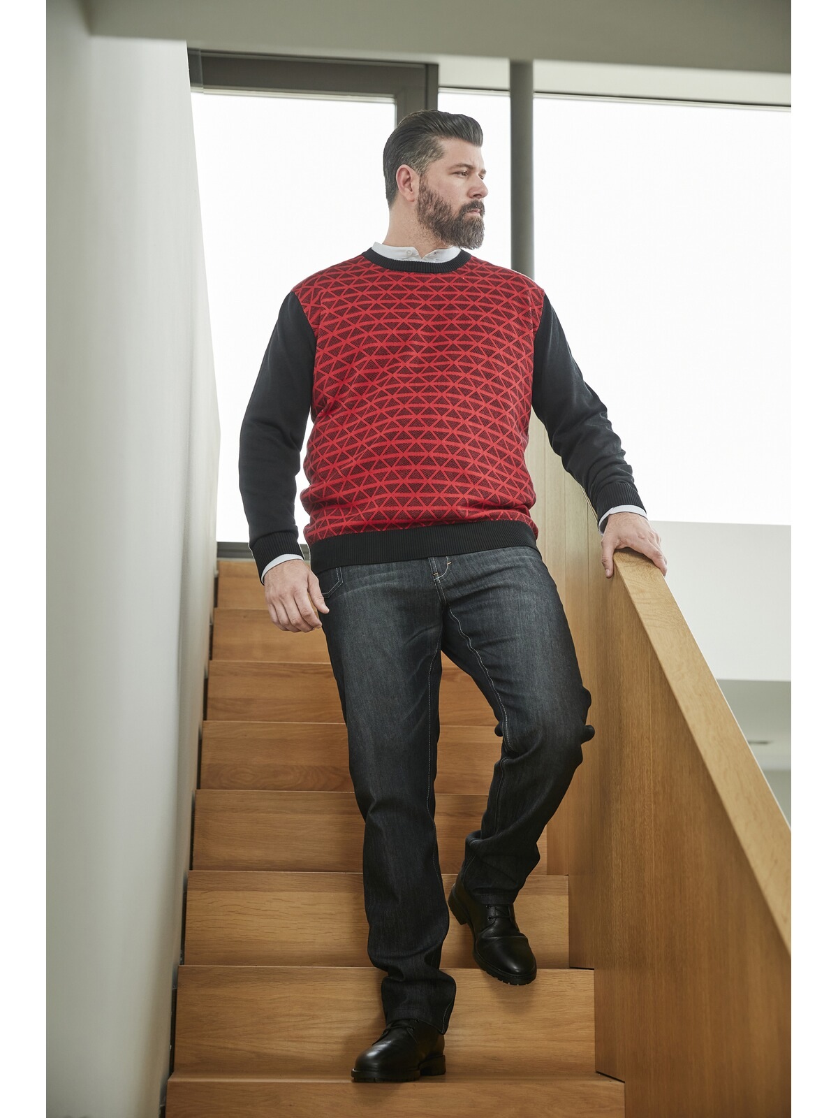 Charles Colby Rundhalspullover »Pullover EARL ALAN«