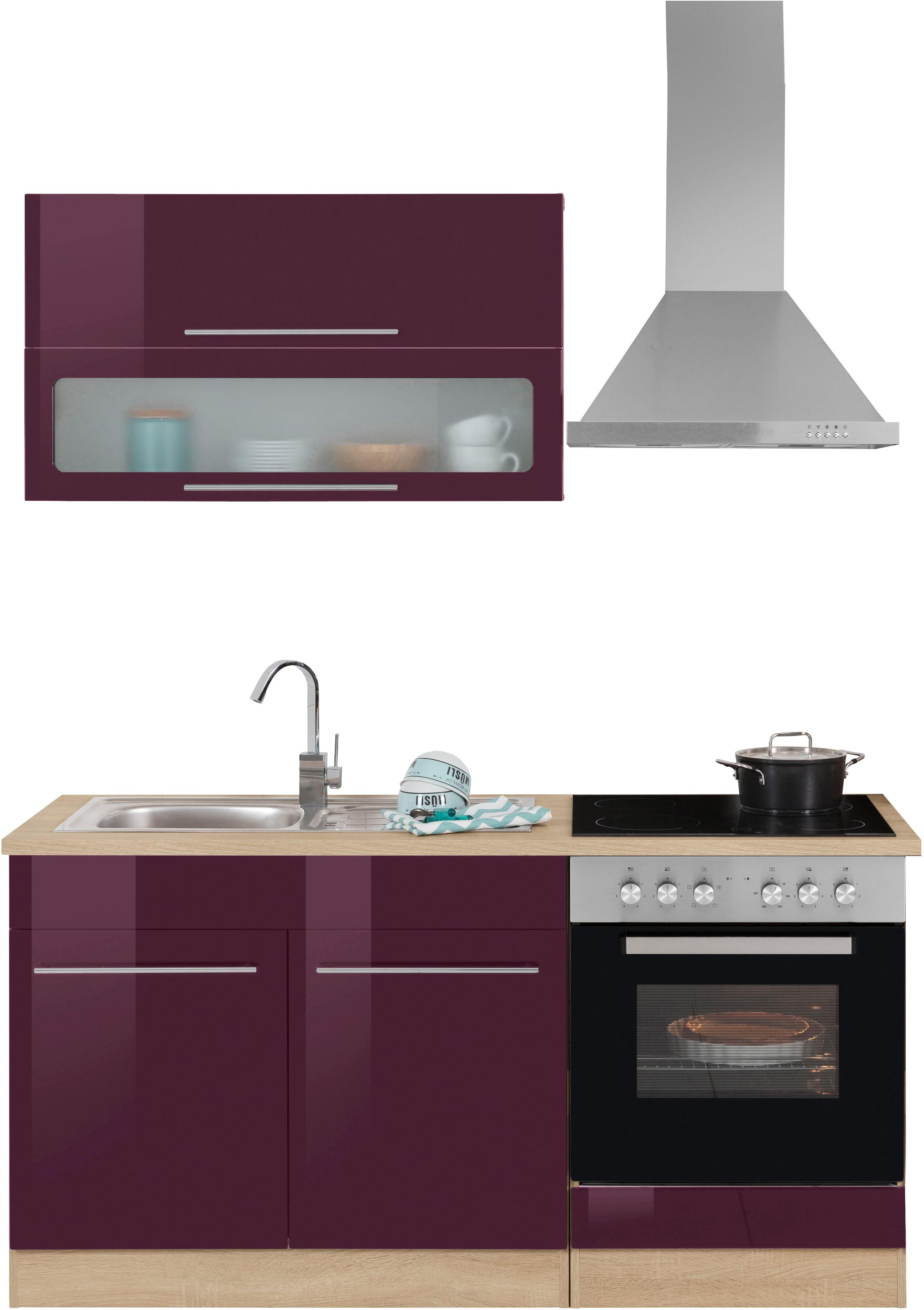 KOCHSTATION Pantryküche "KS-Eton" ohne E-Geräte, Breite 160 cm