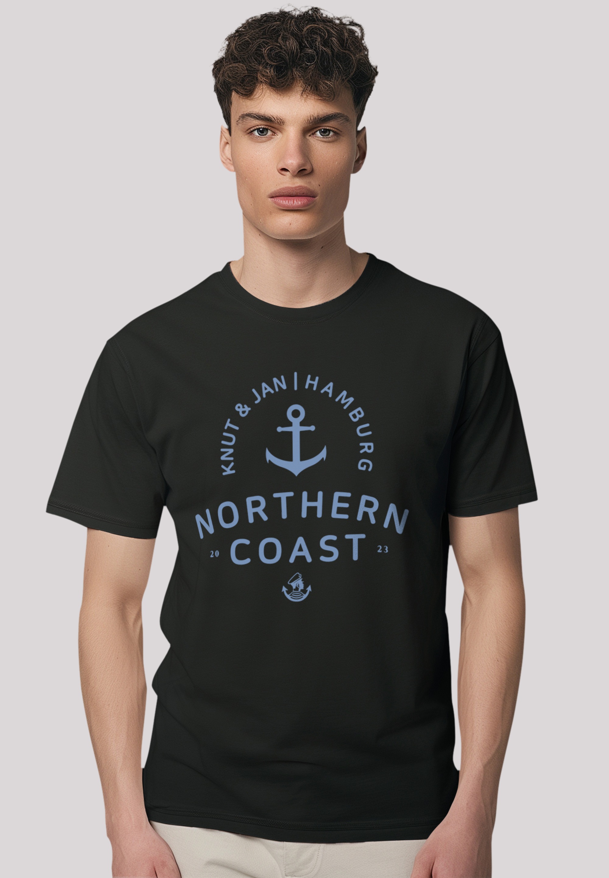 T-Shirt »Nordsee Knut & Jan Hamburg«, Premium Qualität