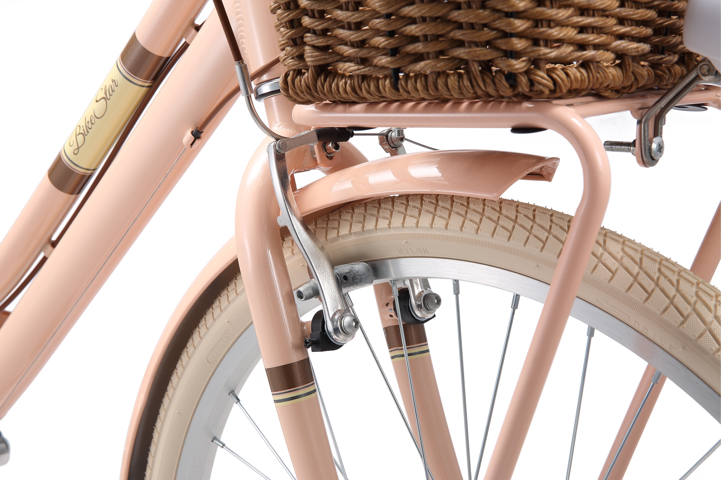 Bikestar Cityrad 7 Gang Shimano RD-TY21 Schaltwerk Kettenschaltung für Damen, Kettenschaltung