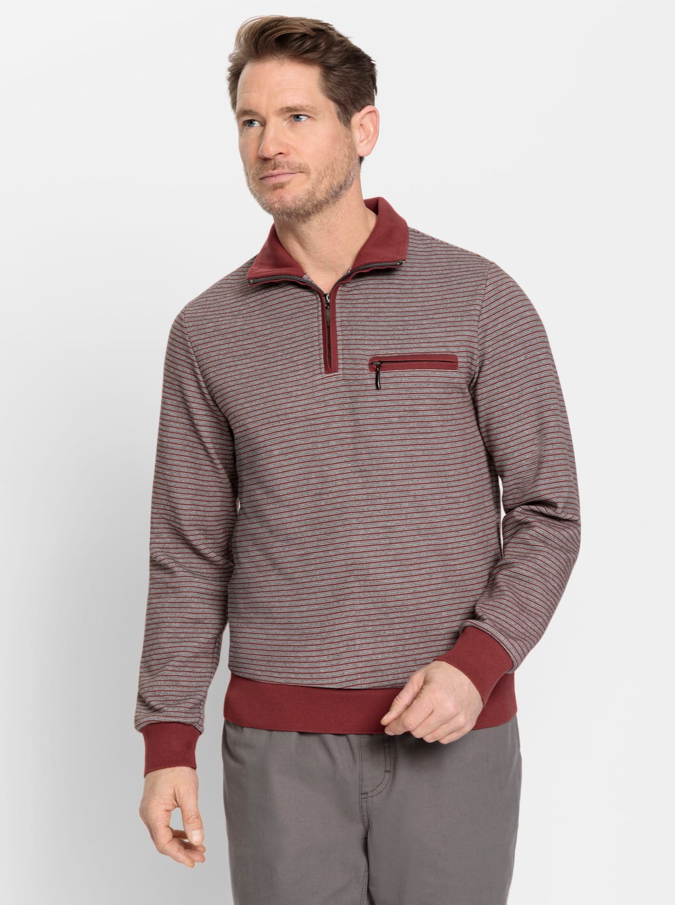 Marco Donati Poloshirt "Langarm-Shirt" 1 Stk. tlg. günstig online kaufen