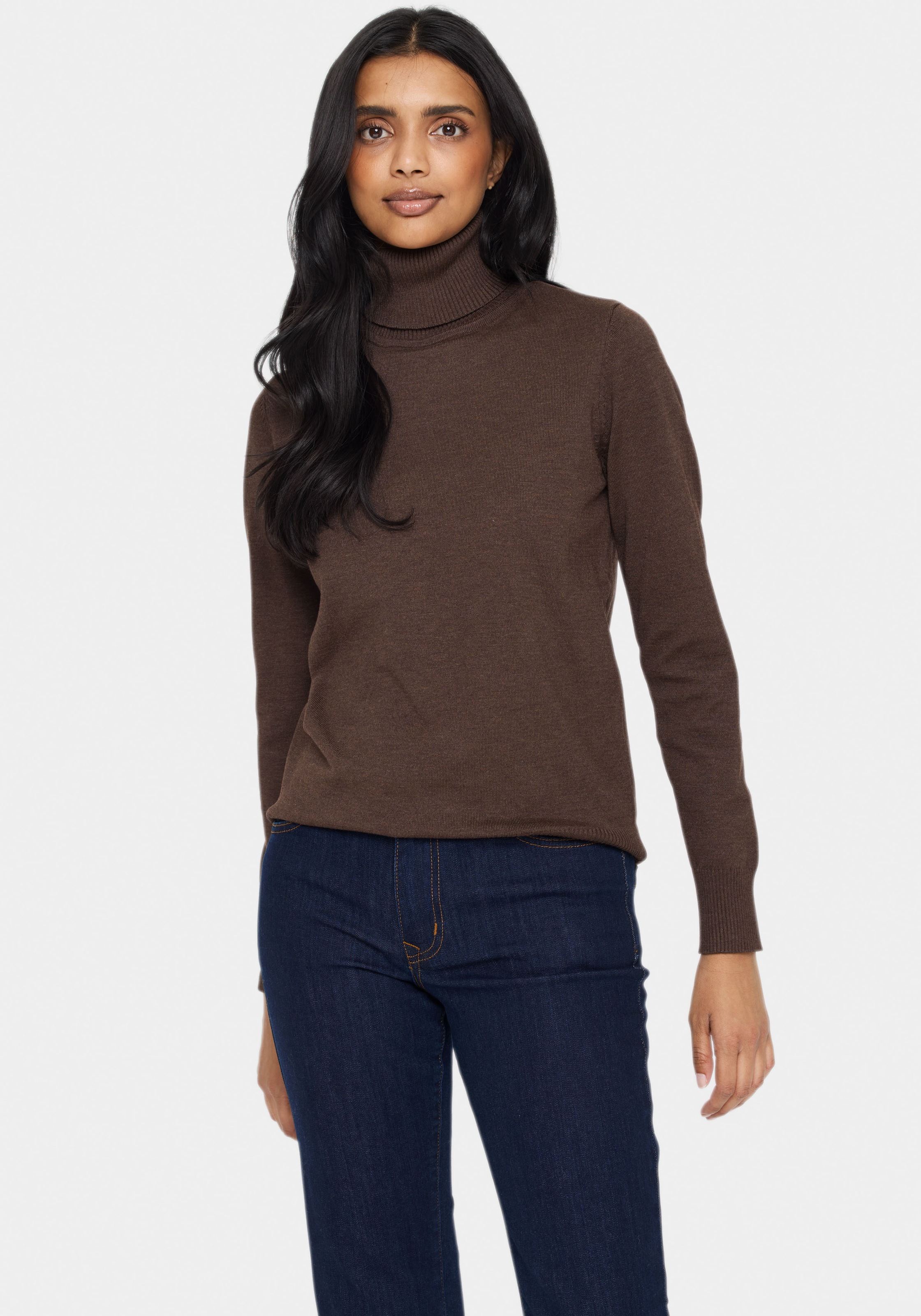 Saint Tropez Rollkragenpullover J2046, MilaSZ Rollneck Pullover günstig online kaufen