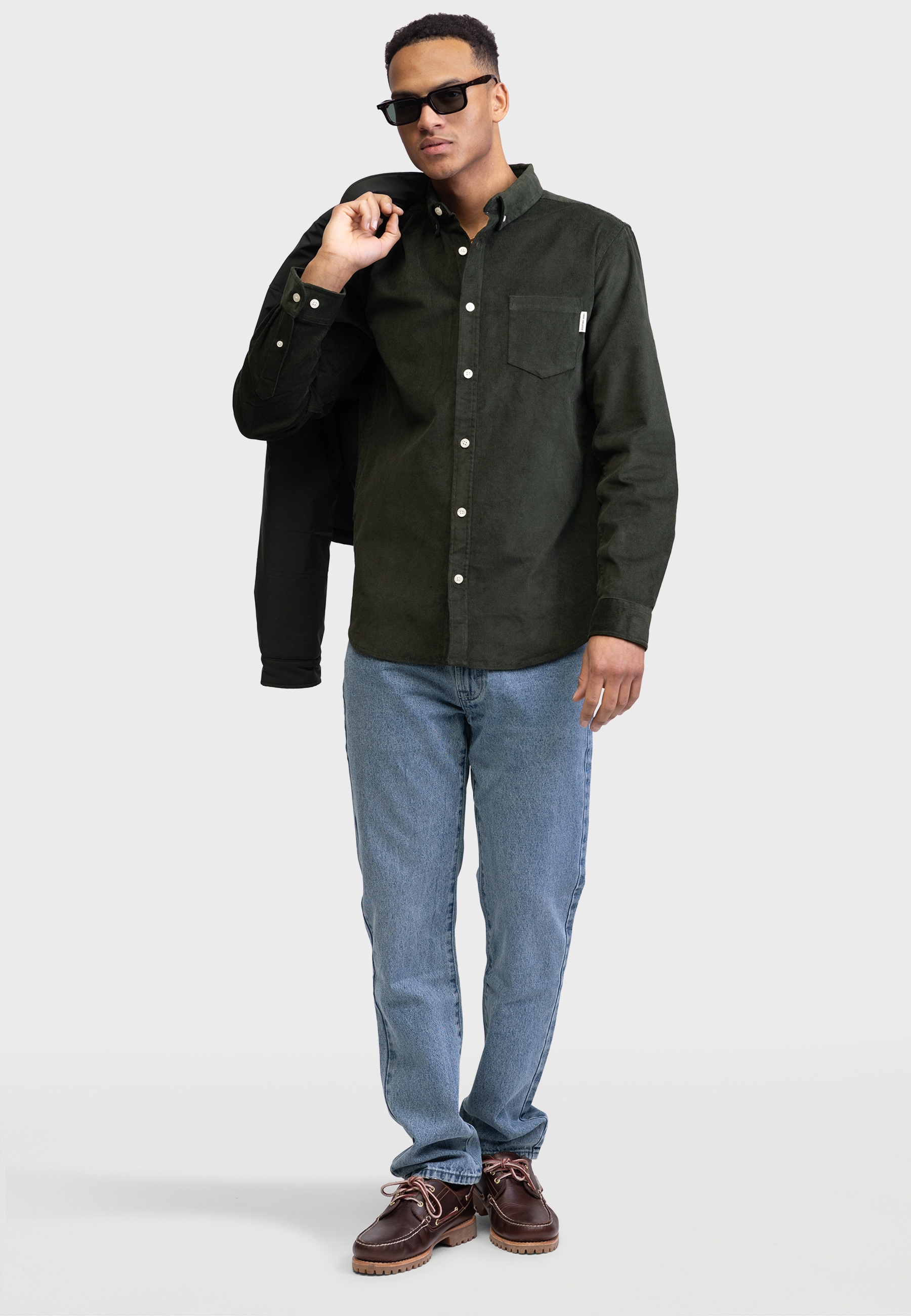 REDEFINED REBEL Langarmhemd »Redefined Rebel Shirt RRPark Shirt Corduroy REGULAR FIT«