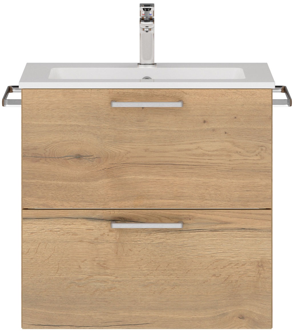 nobilia Waschtisch-Set "Tolvina" vormontiert, mit Soft-Close, 1 Stk. tlg.
