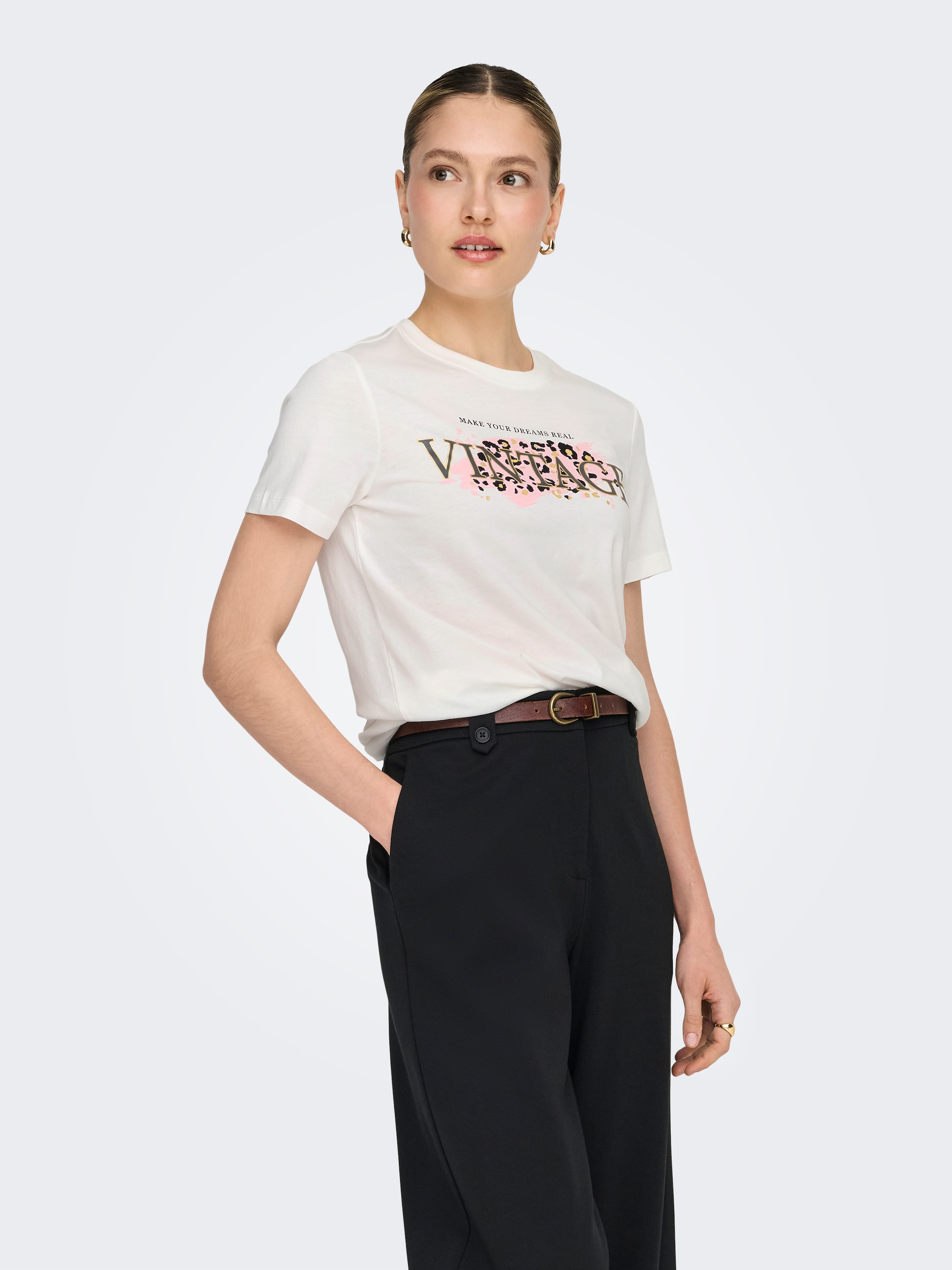 ONLY Kurzarmshirt "ONLFREEZE LIFE S/S HEART TEE BOX JRS" Baumwolle, regular günstig online kaufen