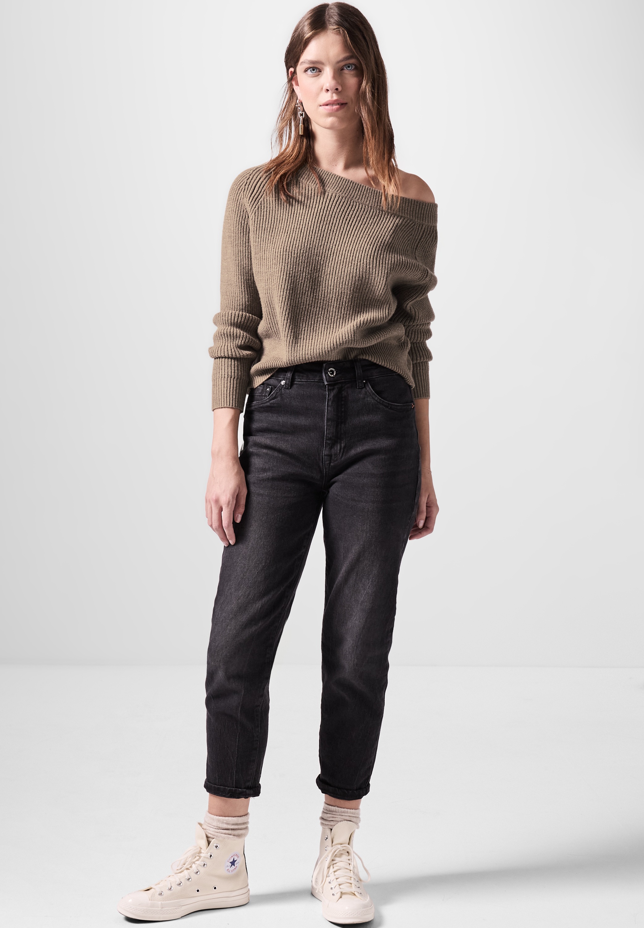 Thumbnail - STREET ONE STUDIO Strickpullover, mit U-Boot-Ausschnitt