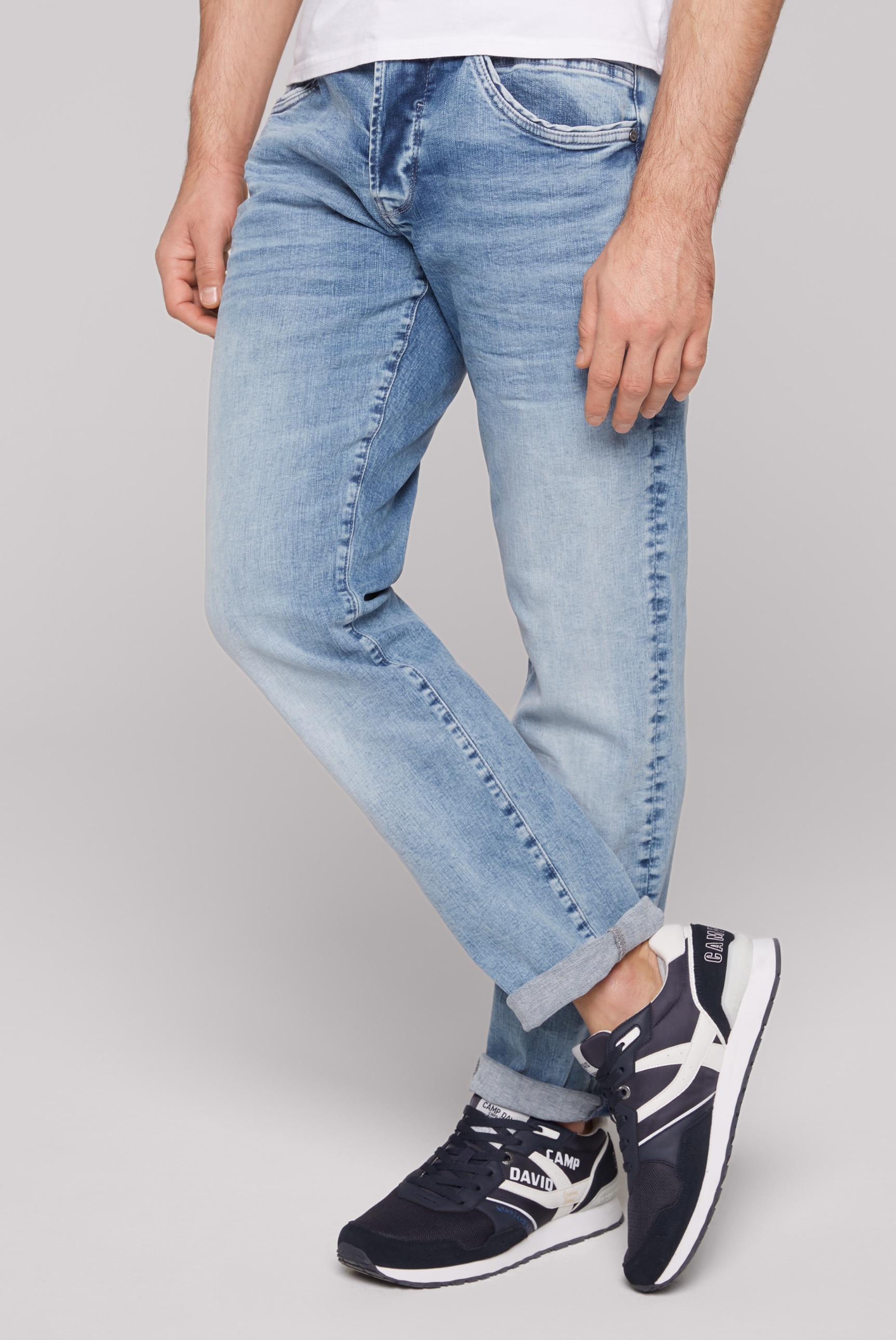 CAMP DAVID Slim-fit-Jeans, mit normaler Leibhöhe