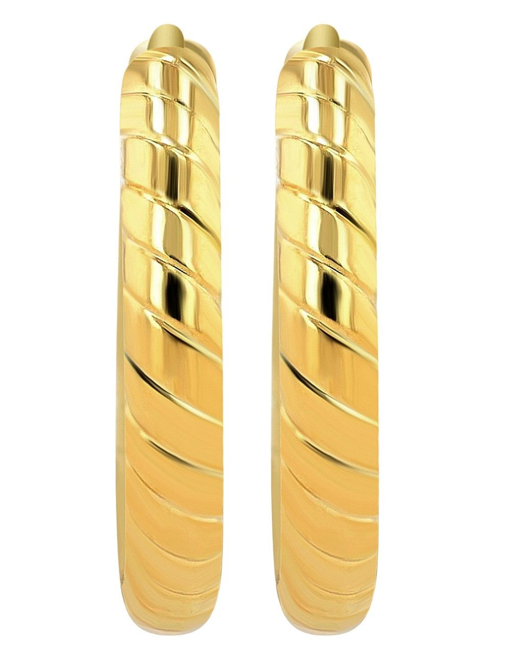 Adelia´s Klappcreolen »Damen Ohrringe – Klappcreole aus Edelstahl« Ideal als Geschenk – dezent und elegant