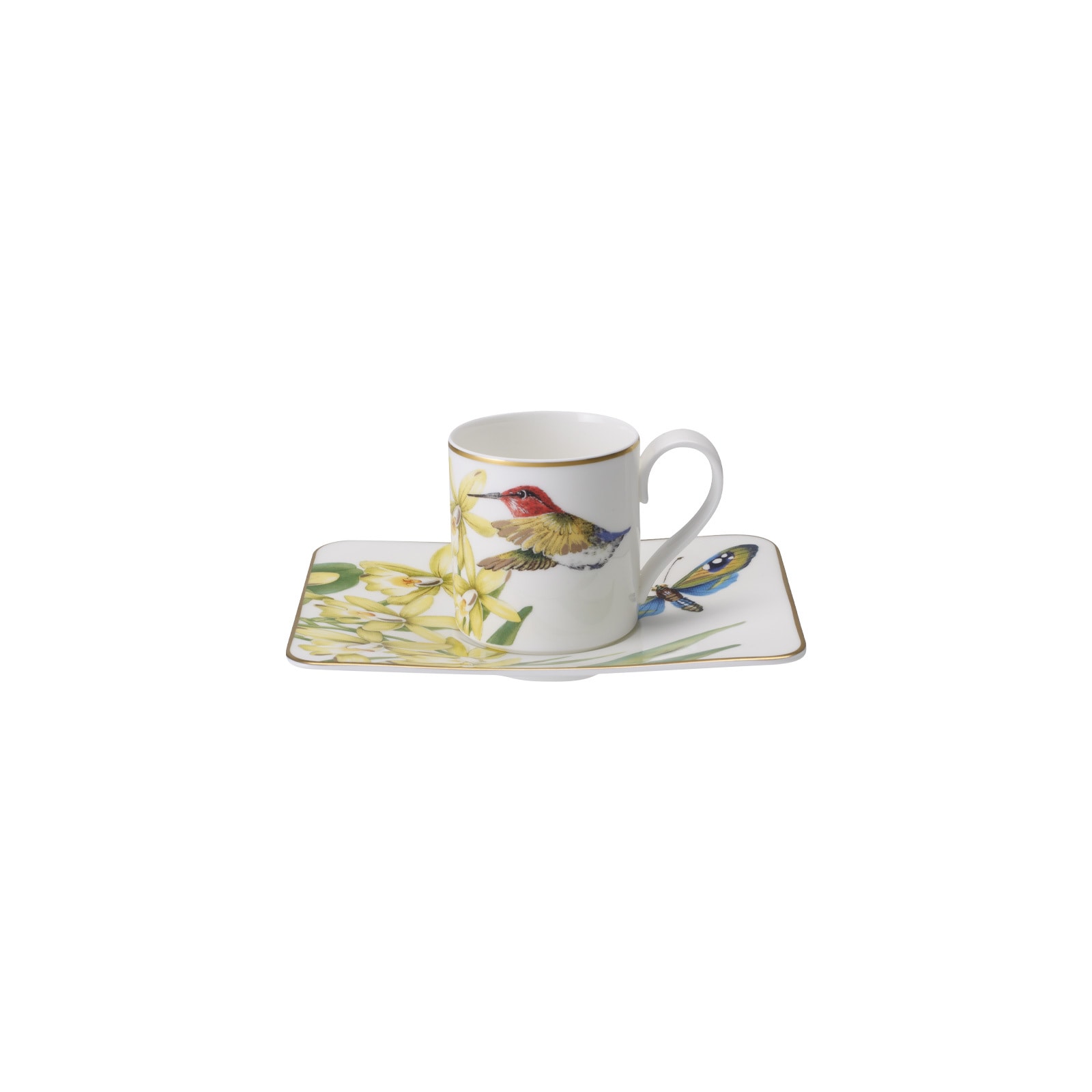 Villeroy & Boch Tasse "Espressotasse mit Untertasse Amazonia 60 ml 2er Set bunt"